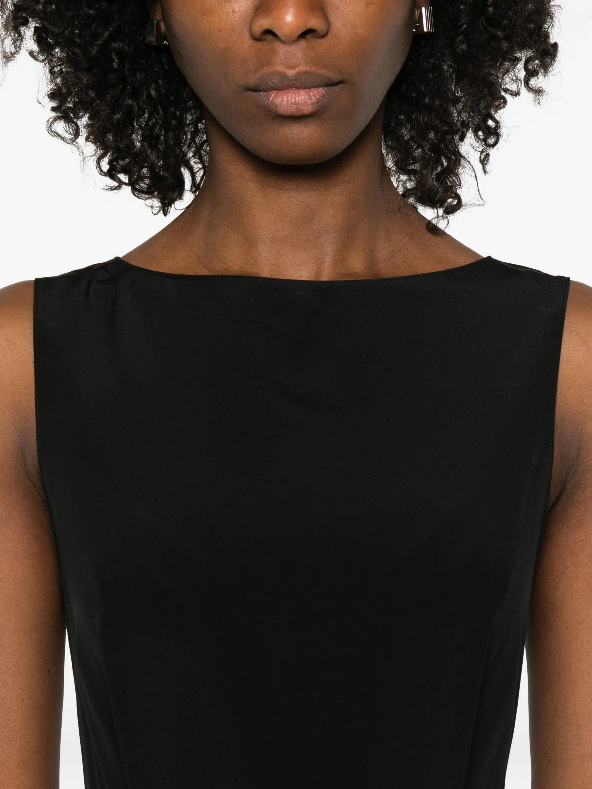 boat-neck maxi dress