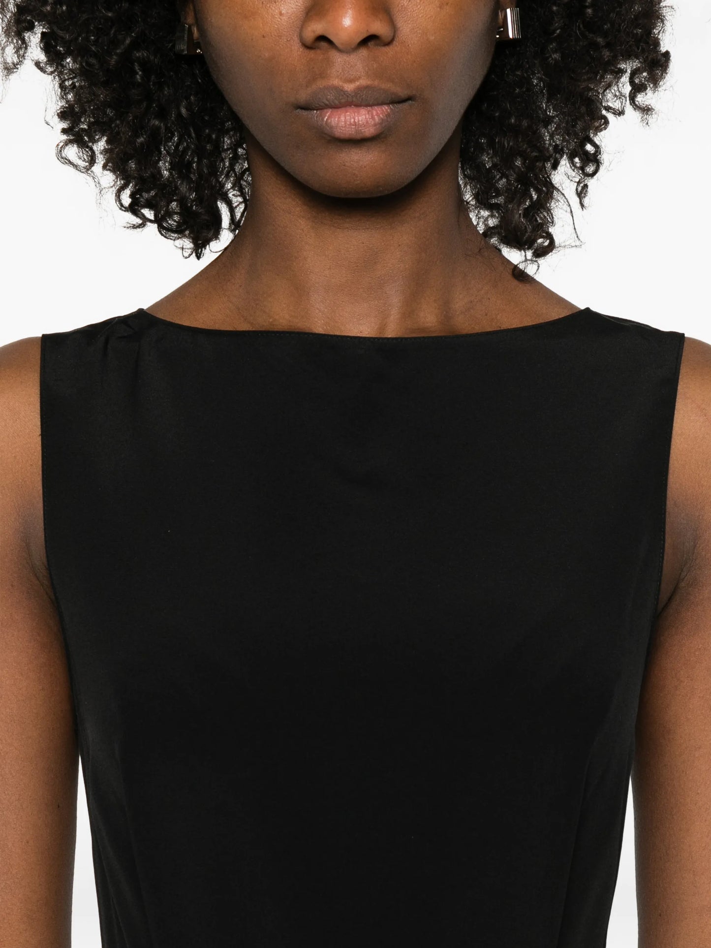 boat-neck maxi dress