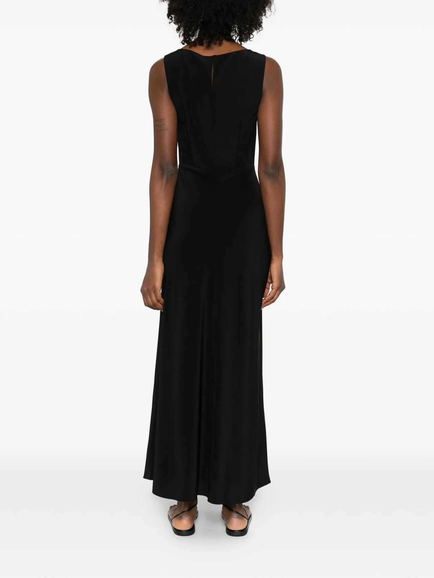 boat-neck maxi dress