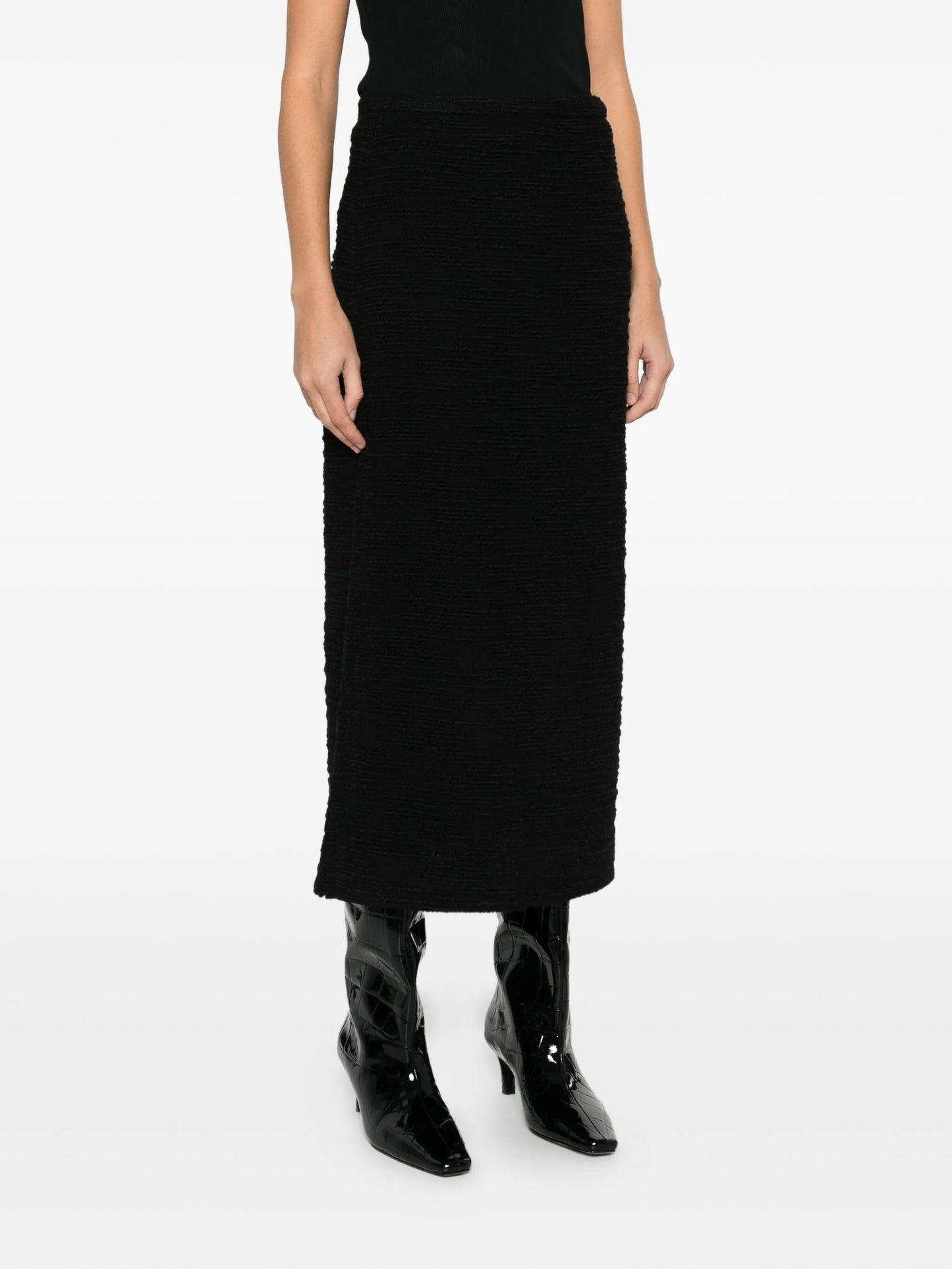 Valerie tweed midi skirt