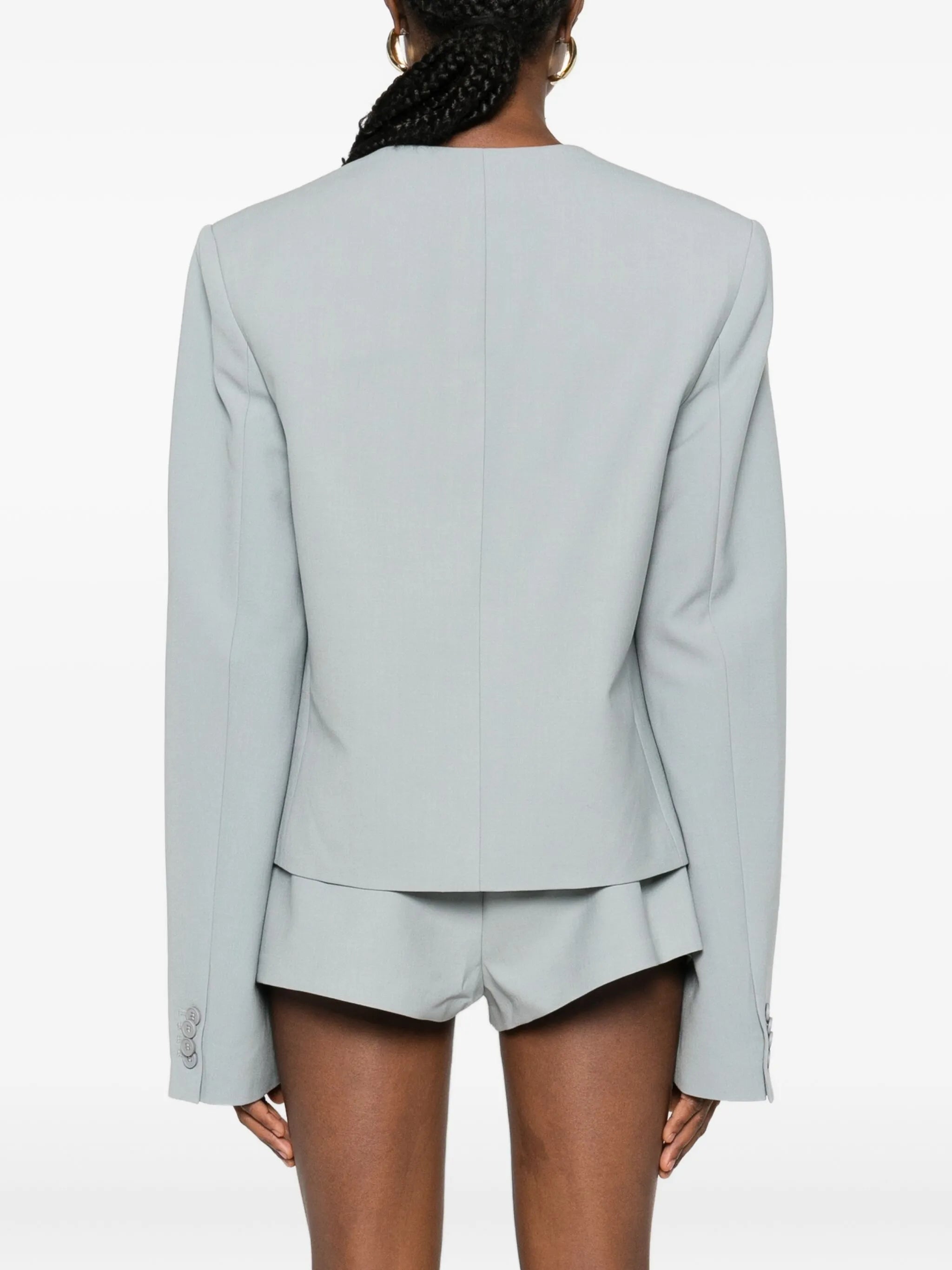 V-neck blazer