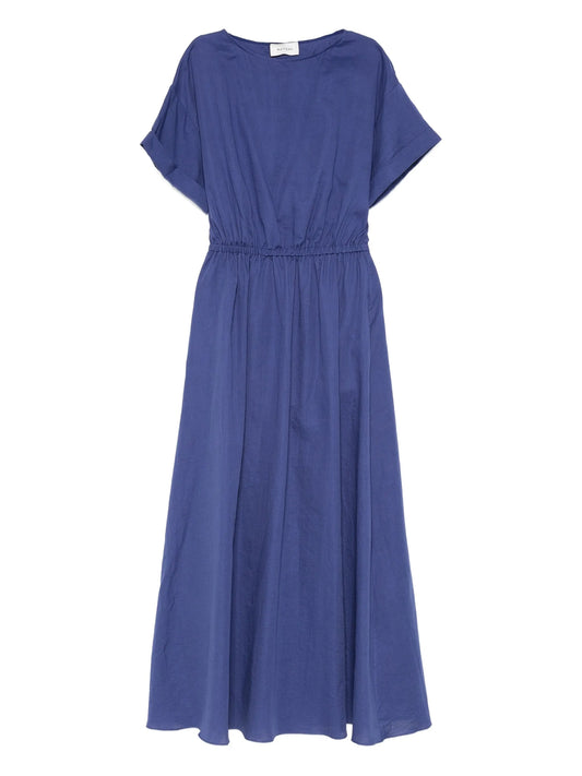 short-sleeve midi dress