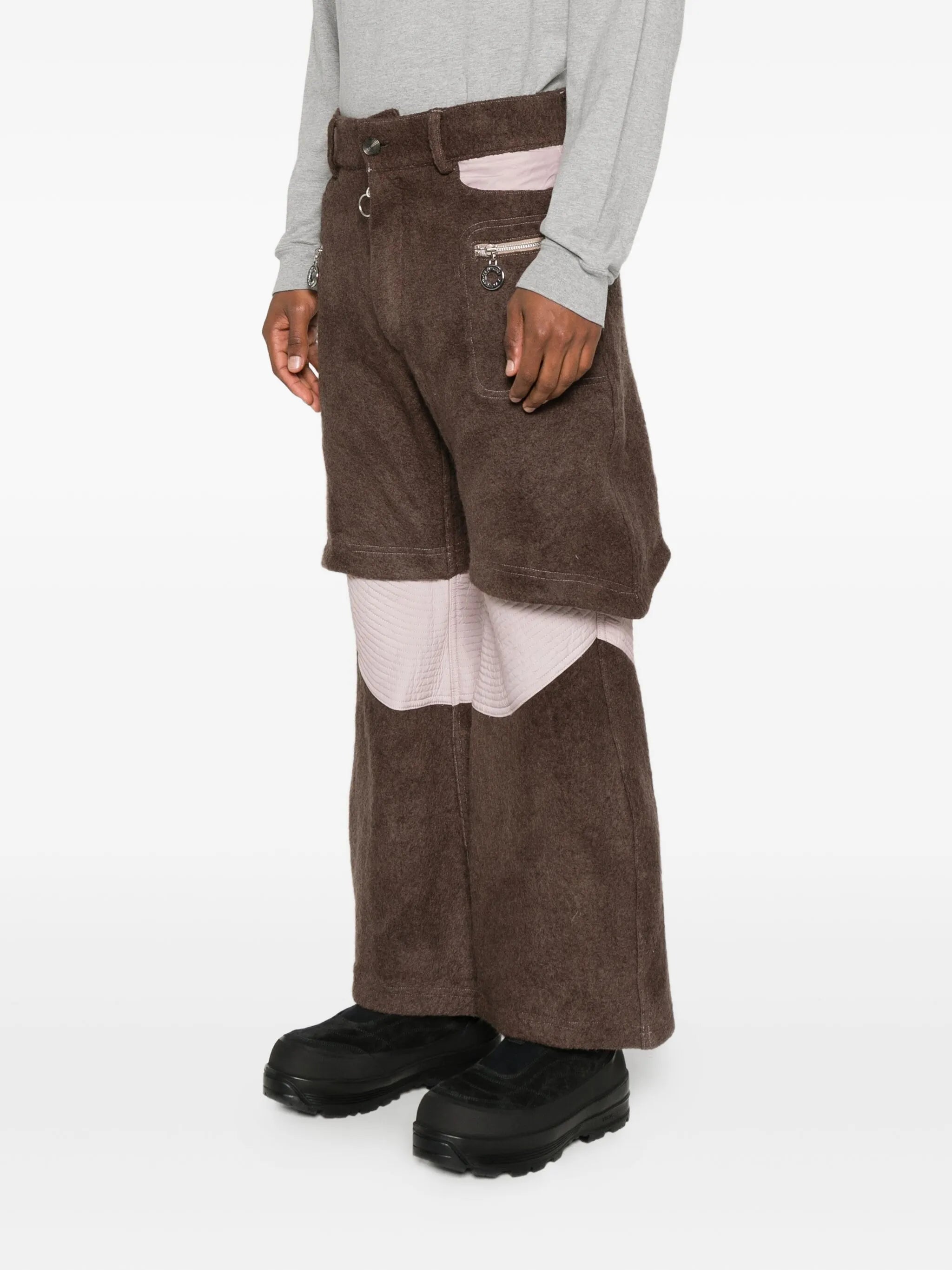 layered trousers