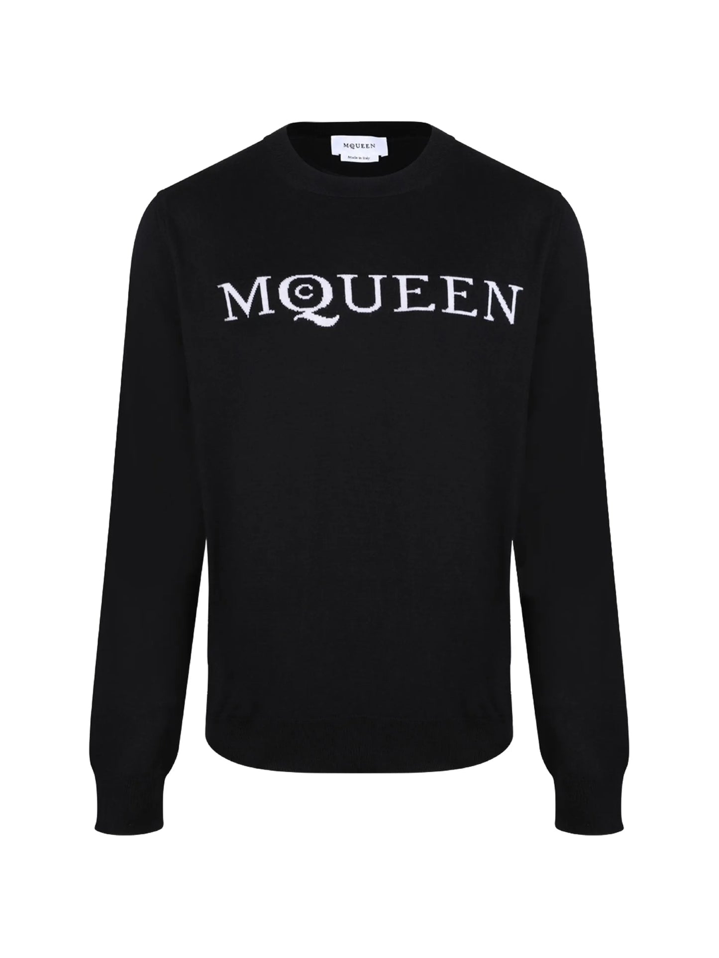 intarsia-logo sweater