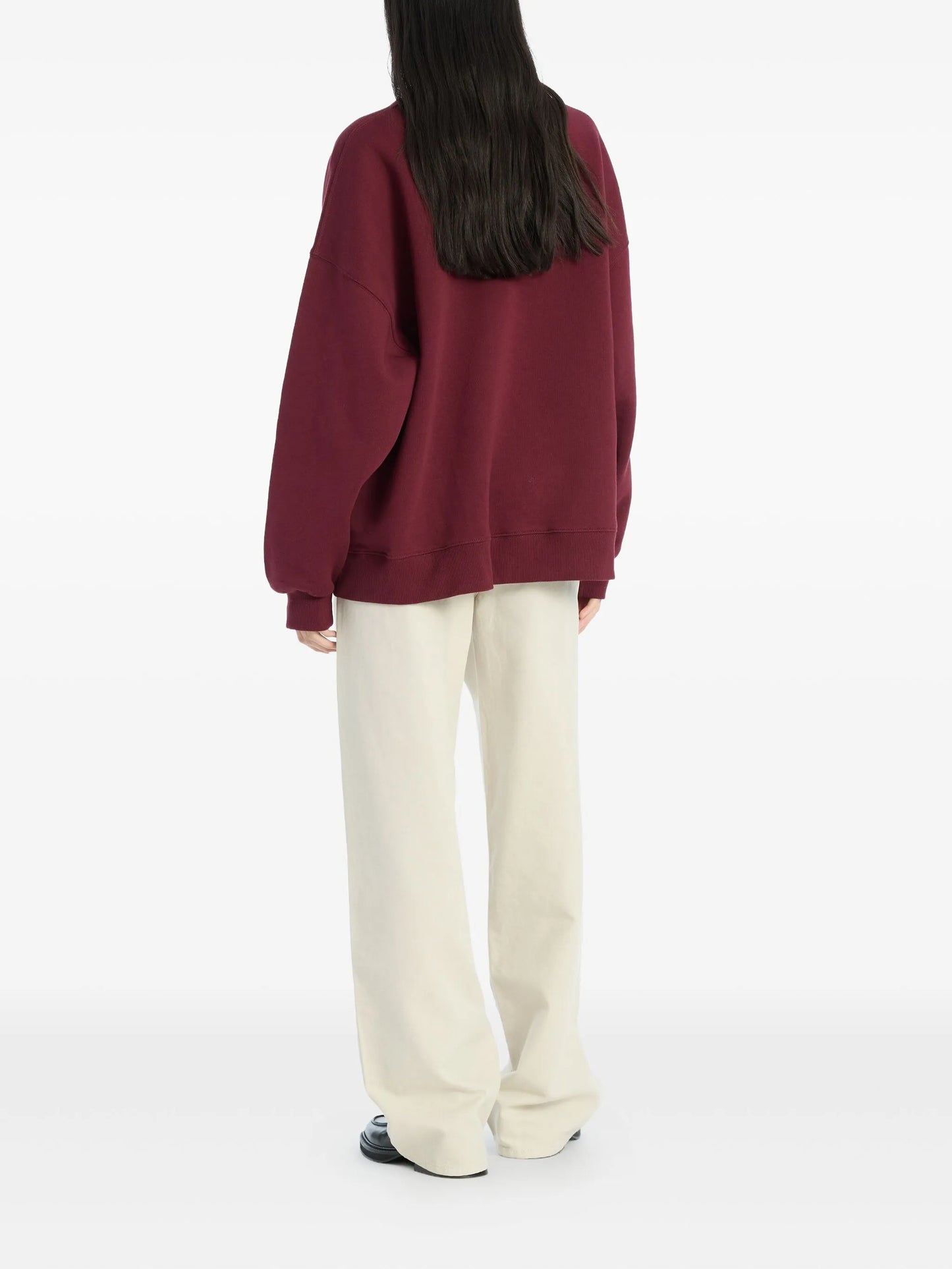embroidered crew-neck sweatshirt