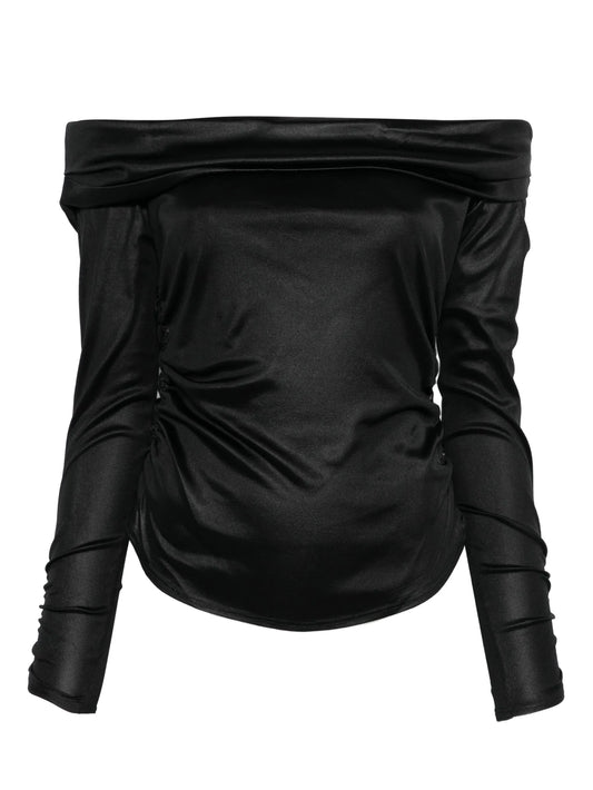 Enesa off-shoulder ruched top