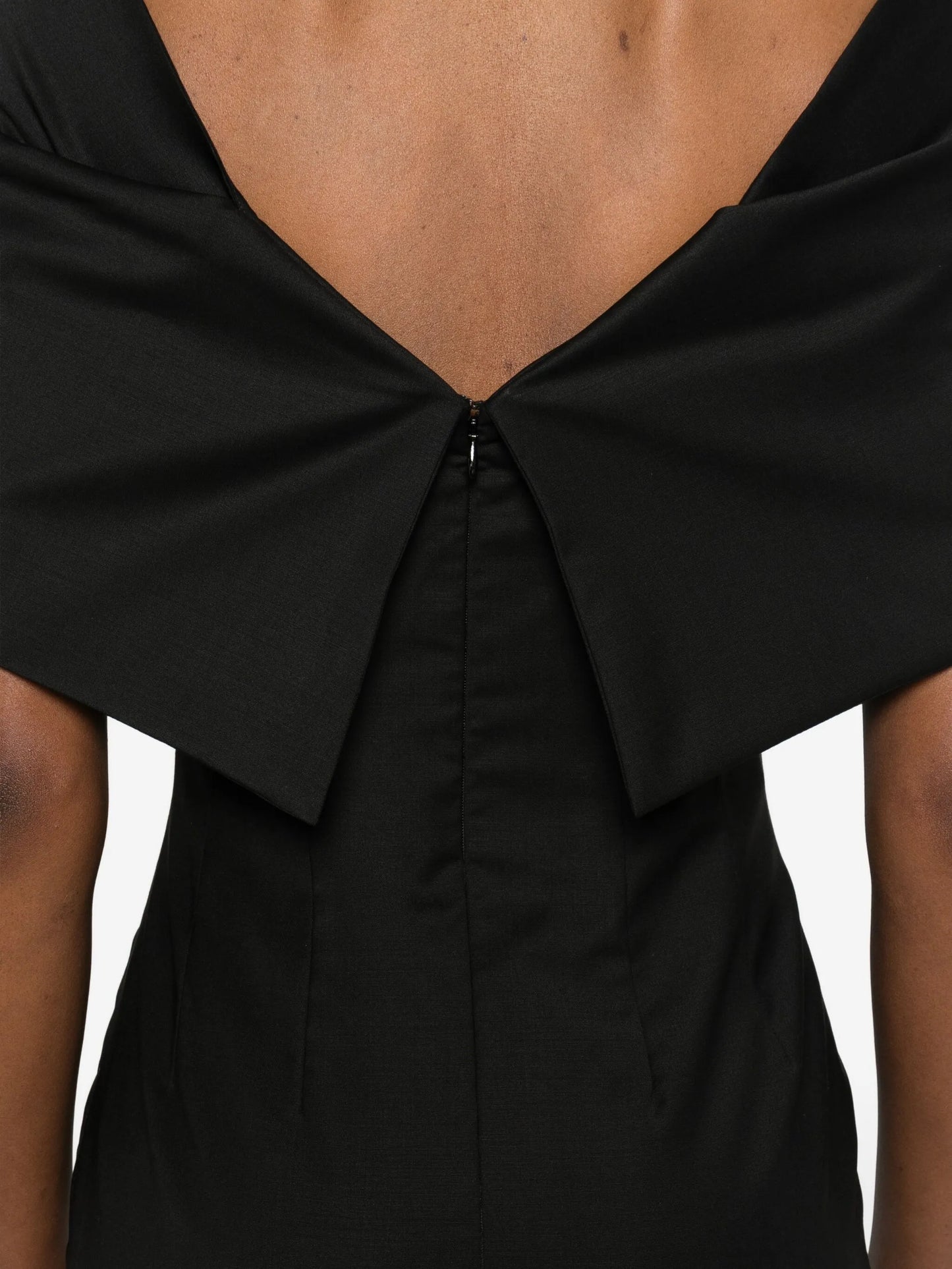 Perrine bow-detail midi dress