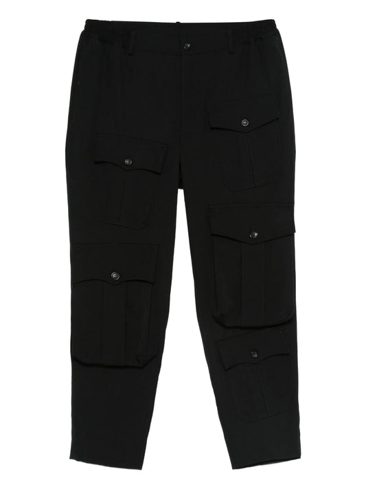 gabardine cargo pants