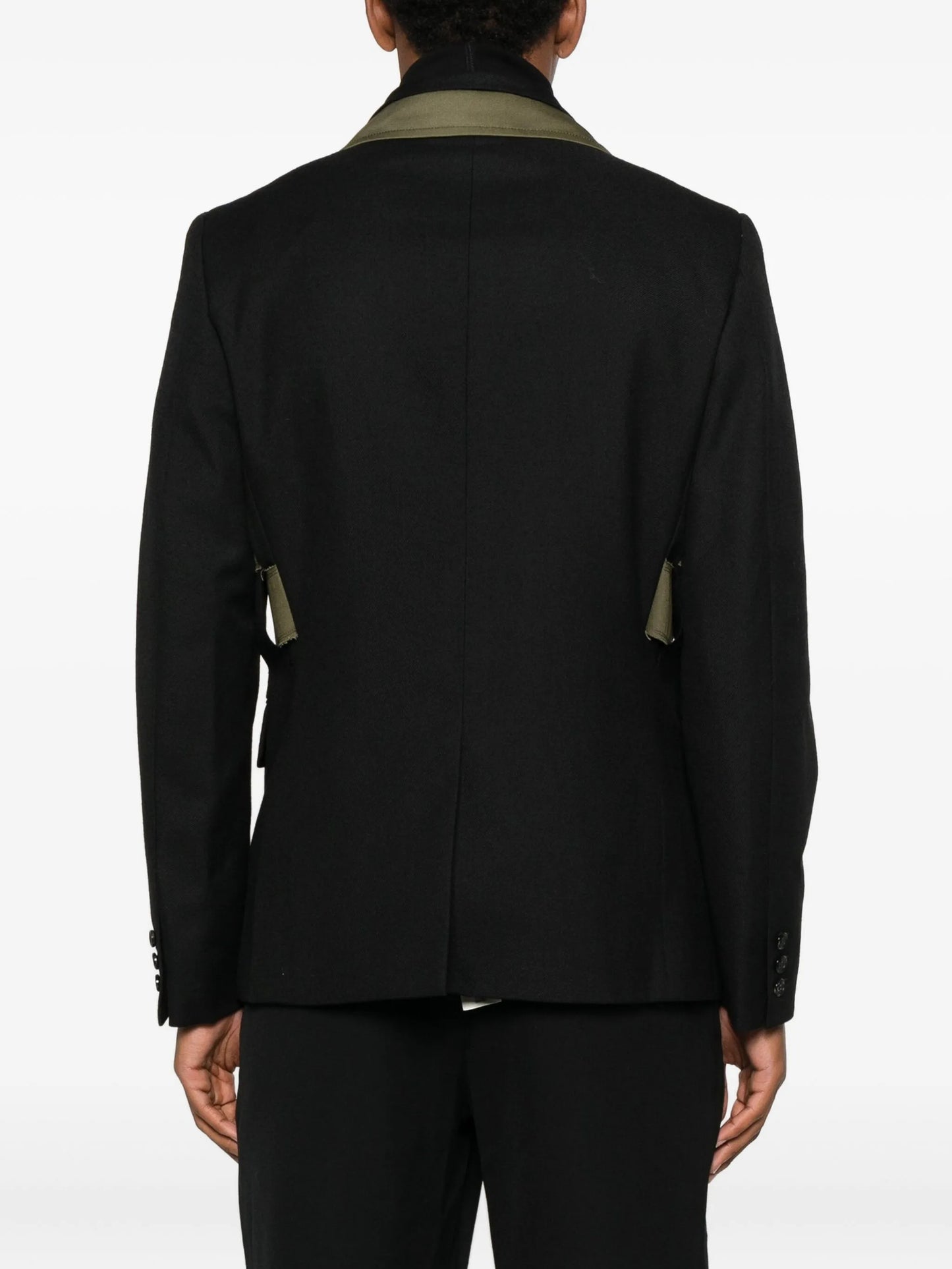 patchwork-check jacket