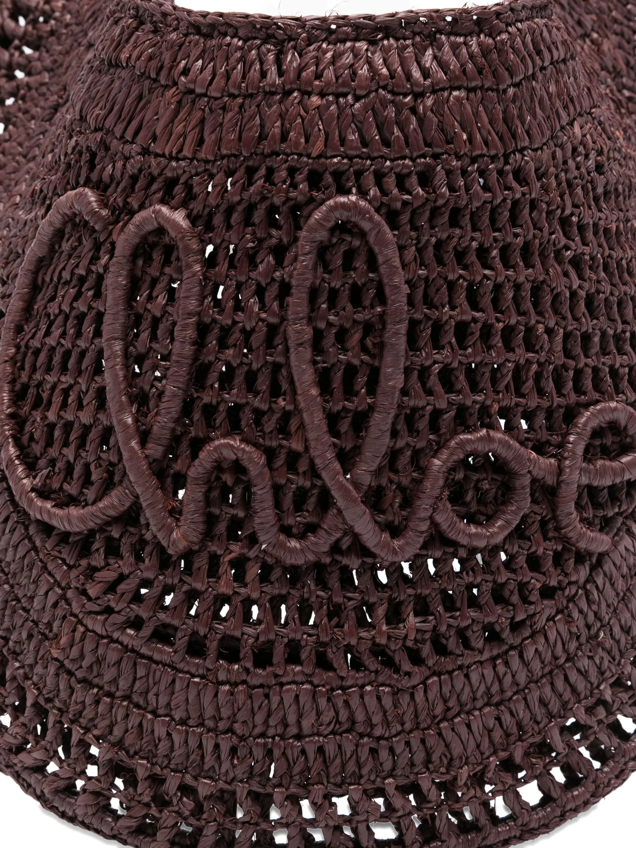 Banana raffia tote bag