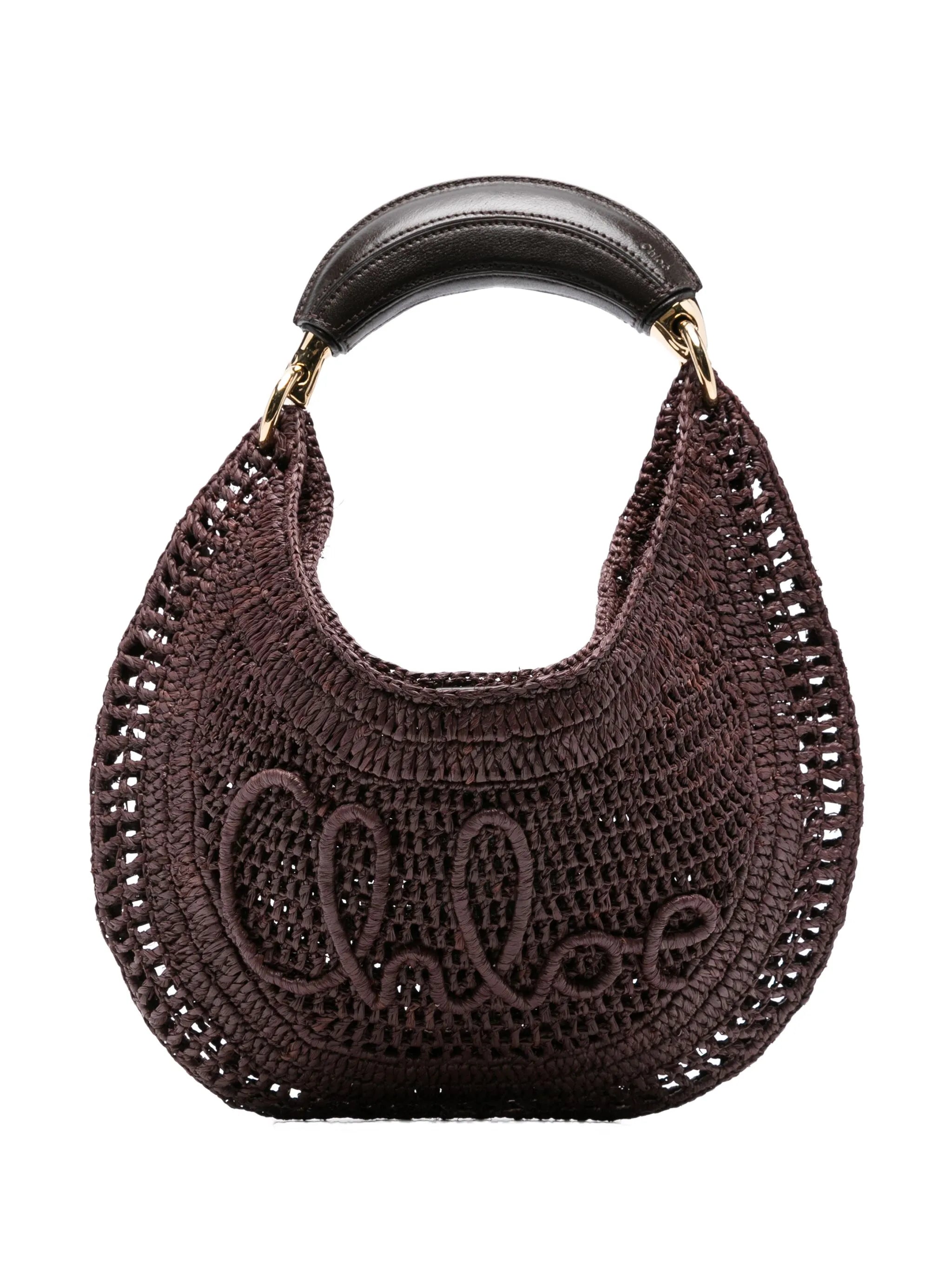 Banana raffia tote bag