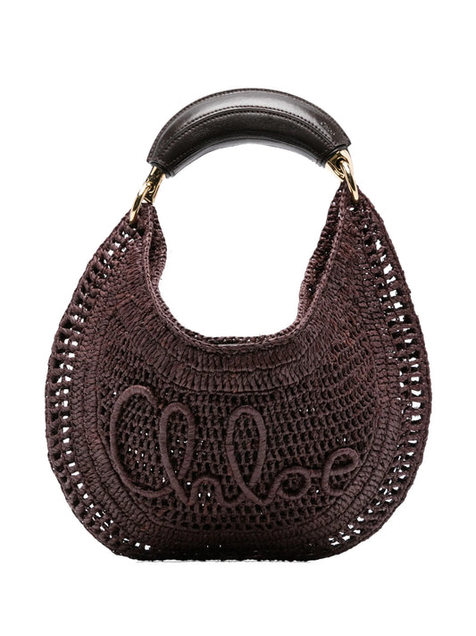 Banana raffia tote bag