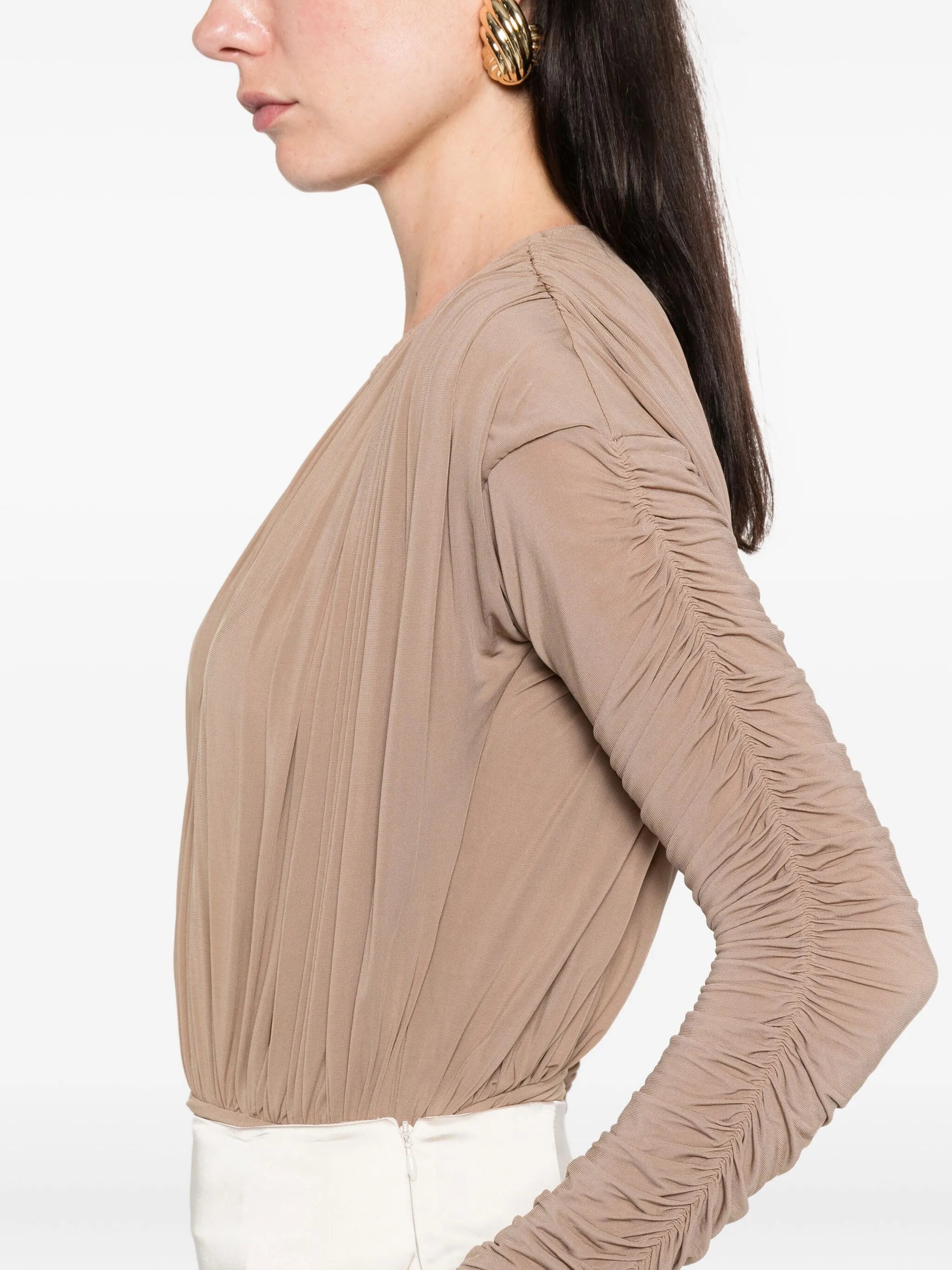 Zyana draped bodysuit