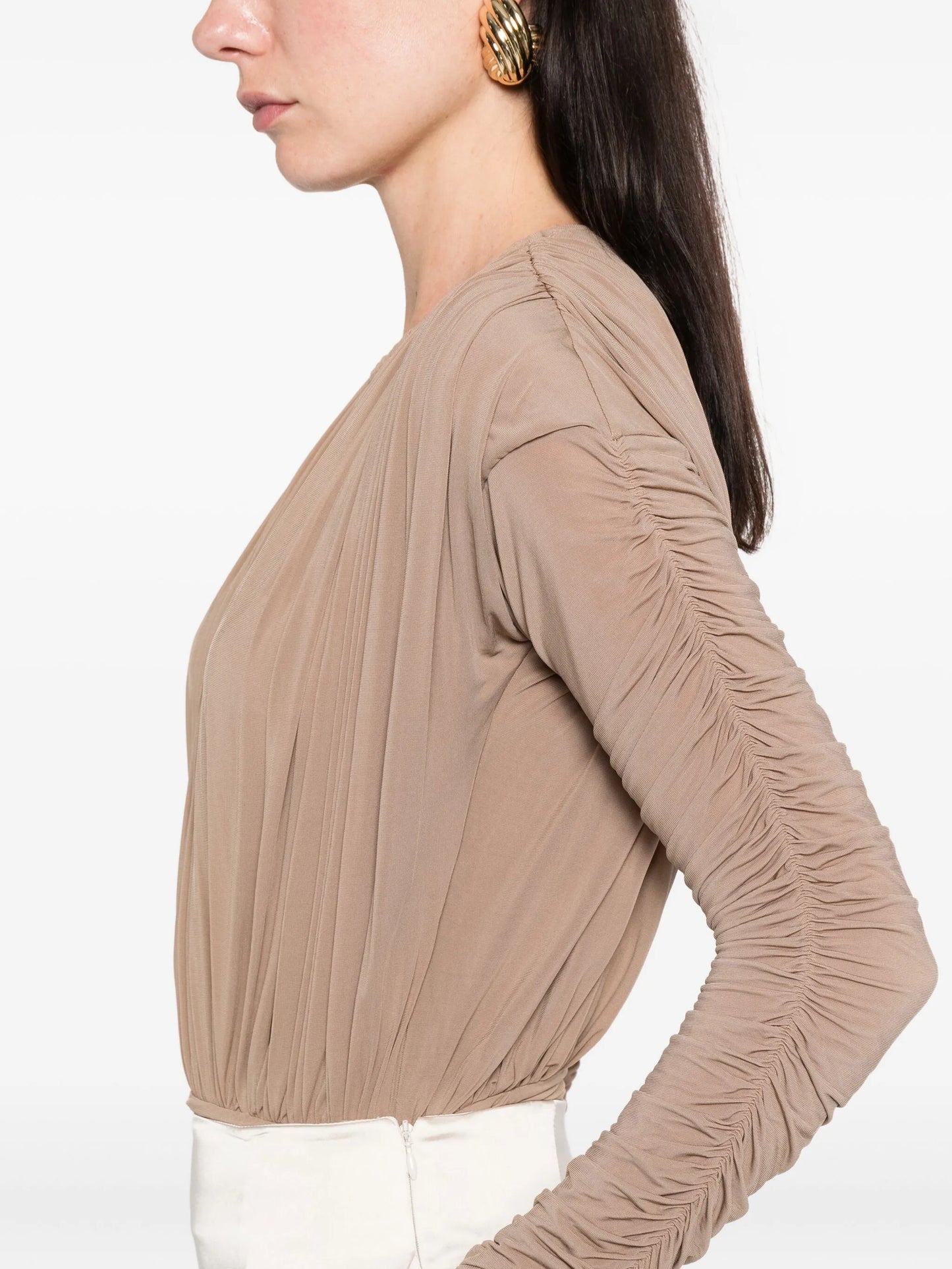 Zyana draped bodysuit