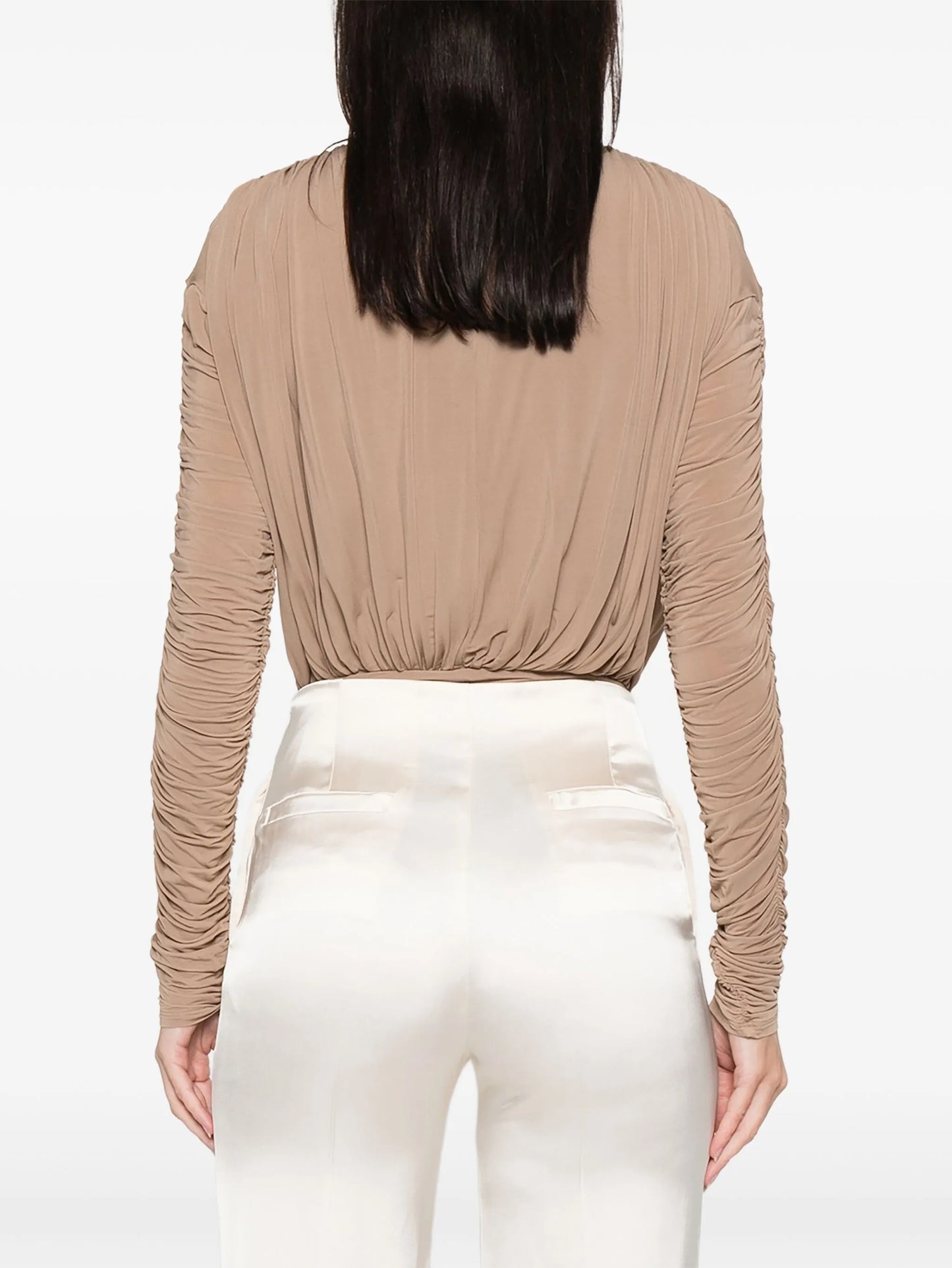 Zyana draped bodysuit