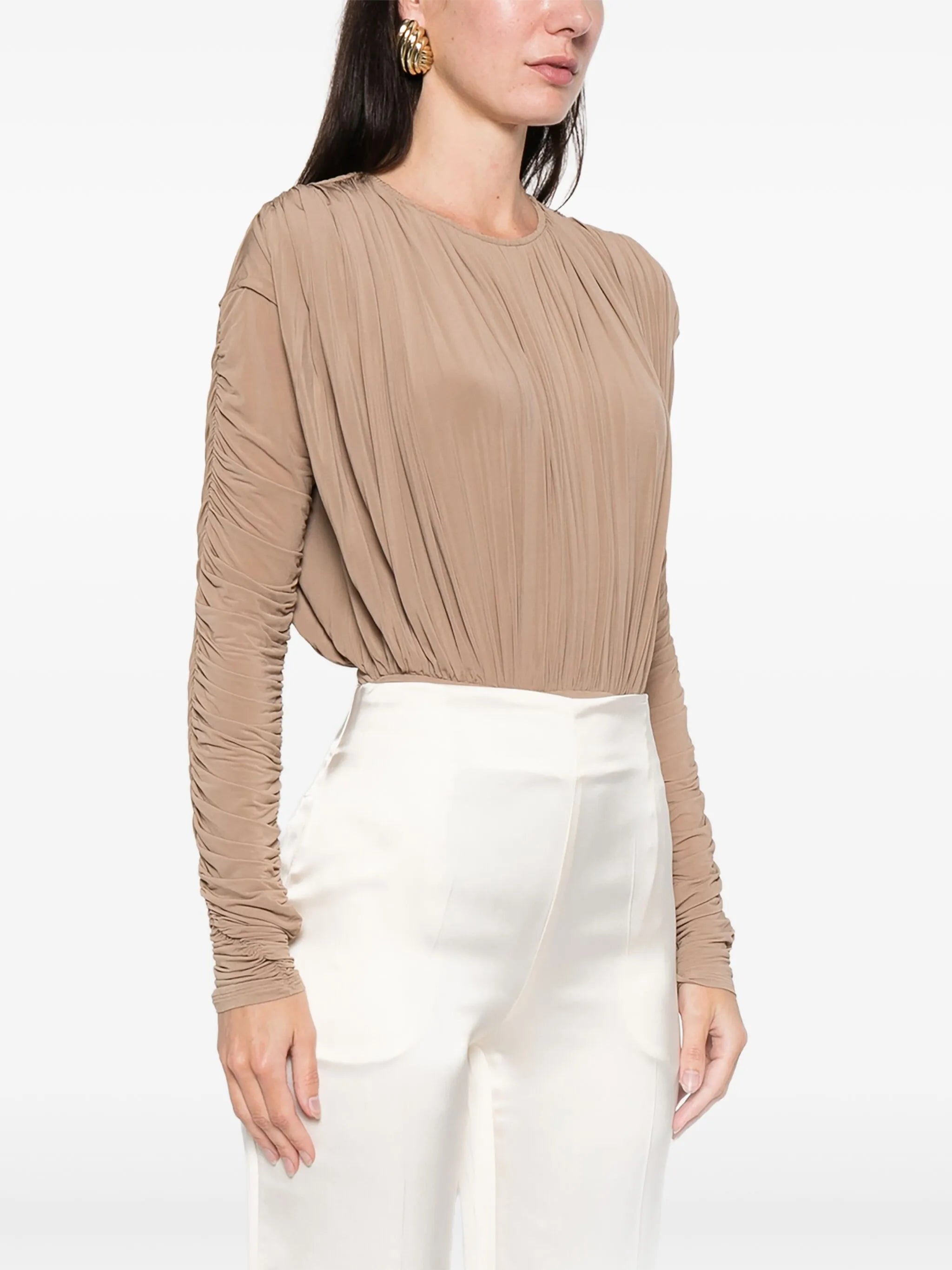 Zyana draped bodysuit