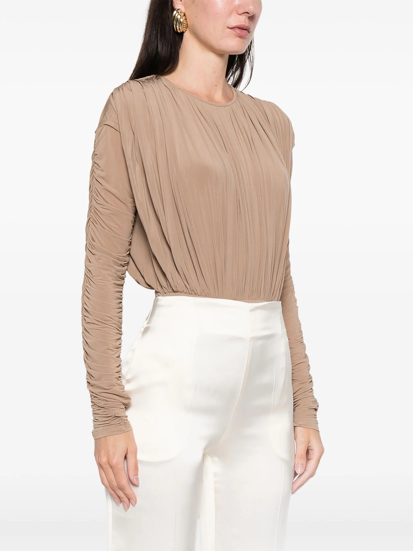 Zyana draped bodysuit