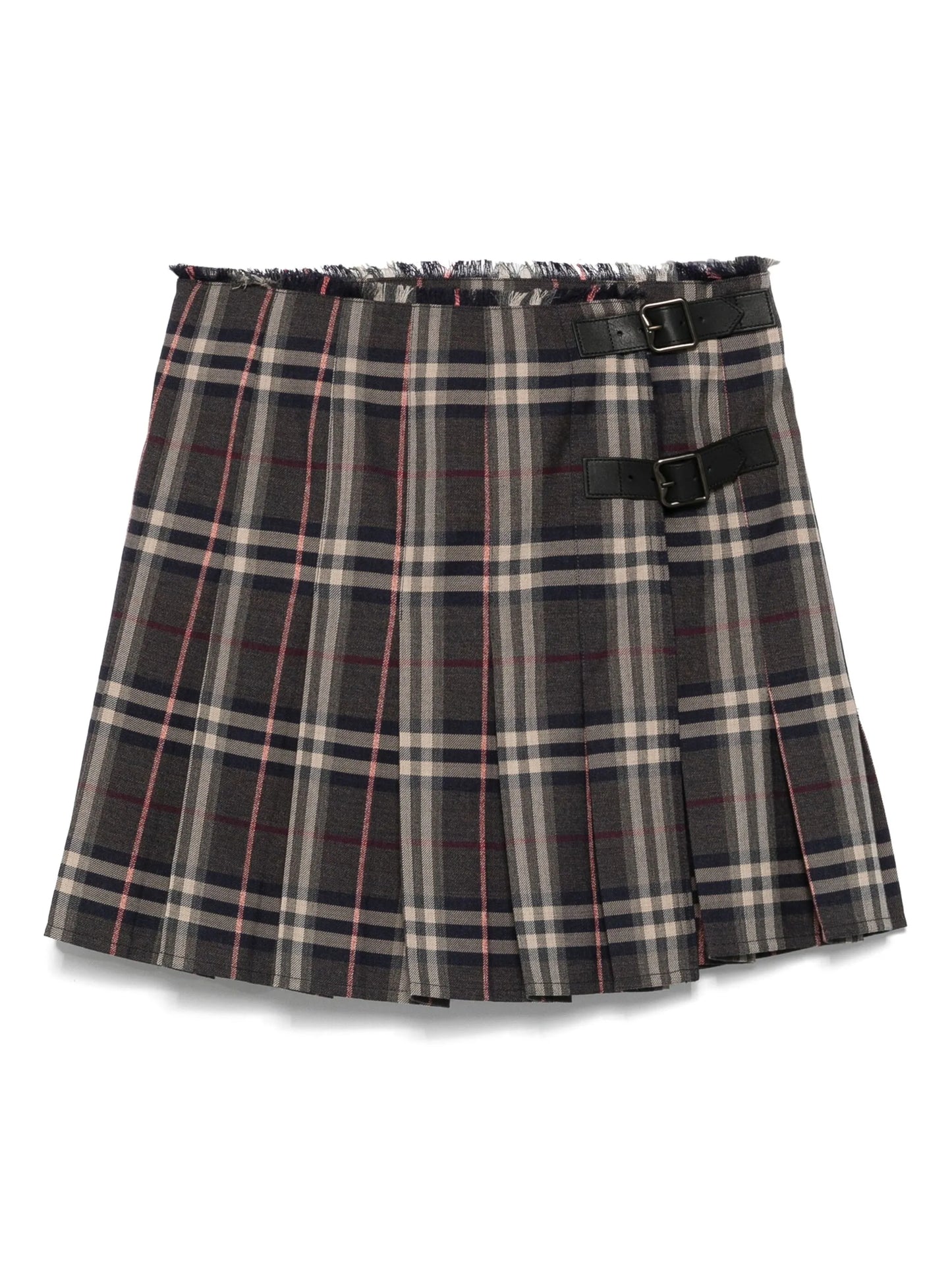 wool mini skirt