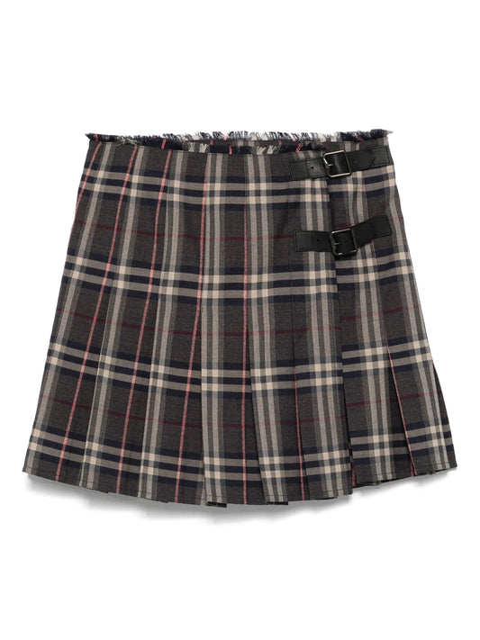 wool mini skirt