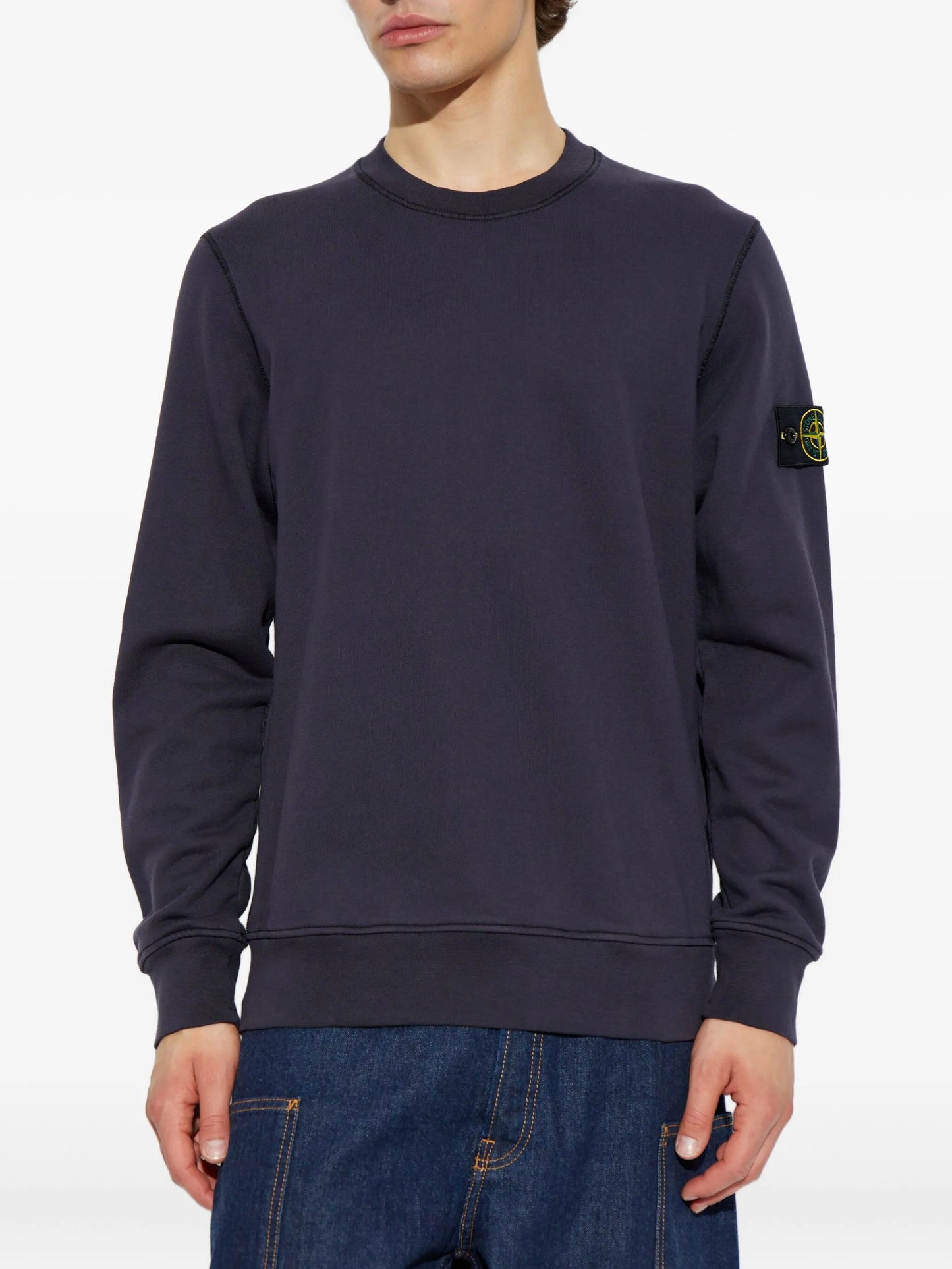 Compass-patch sweatshirt
