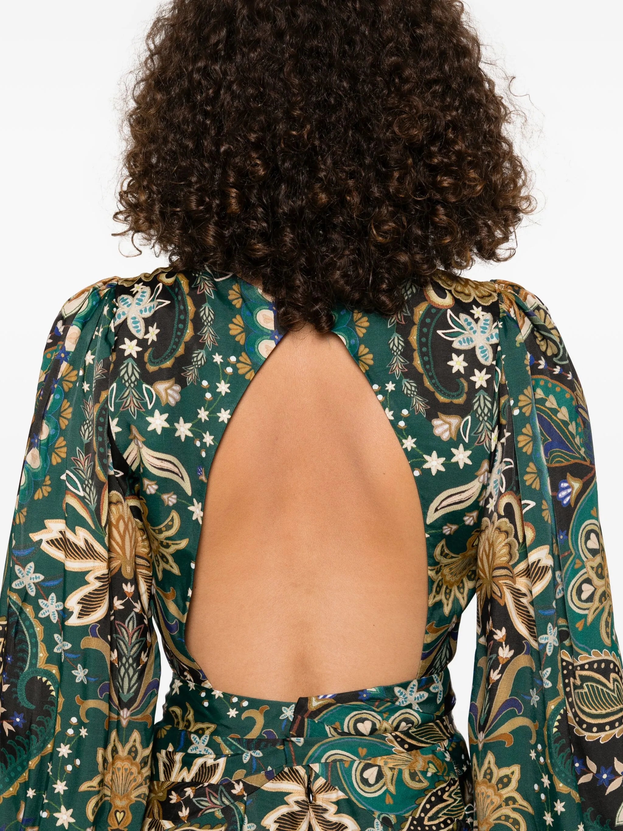 printed maxi dress