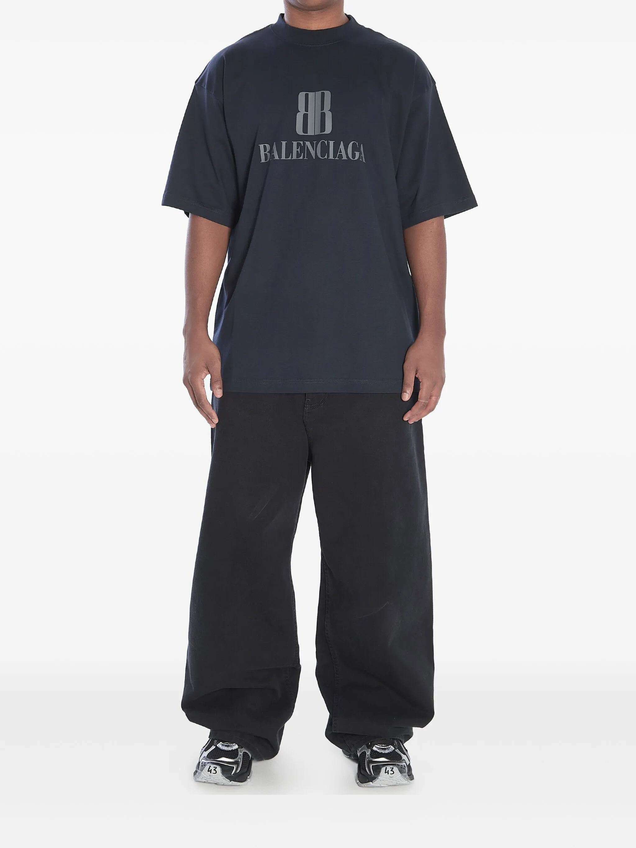 Nano BB logo-print cotton T-shirt