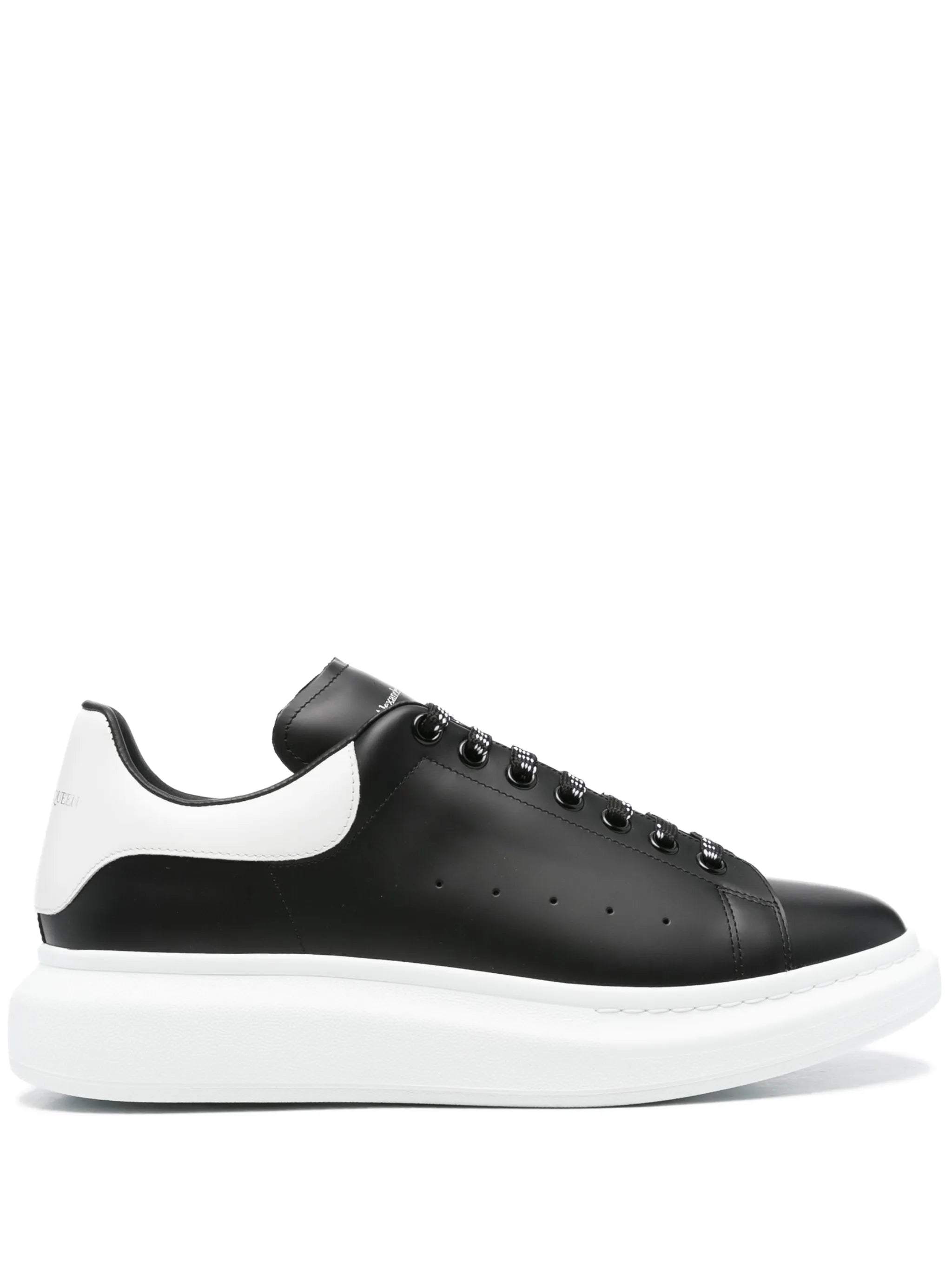 oversized leather sneakers