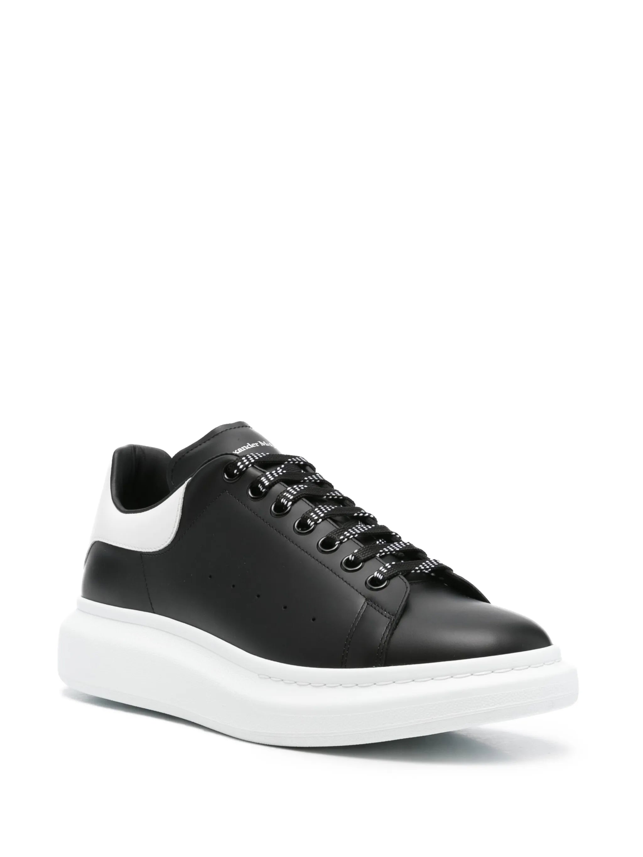 oversized leather sneakers