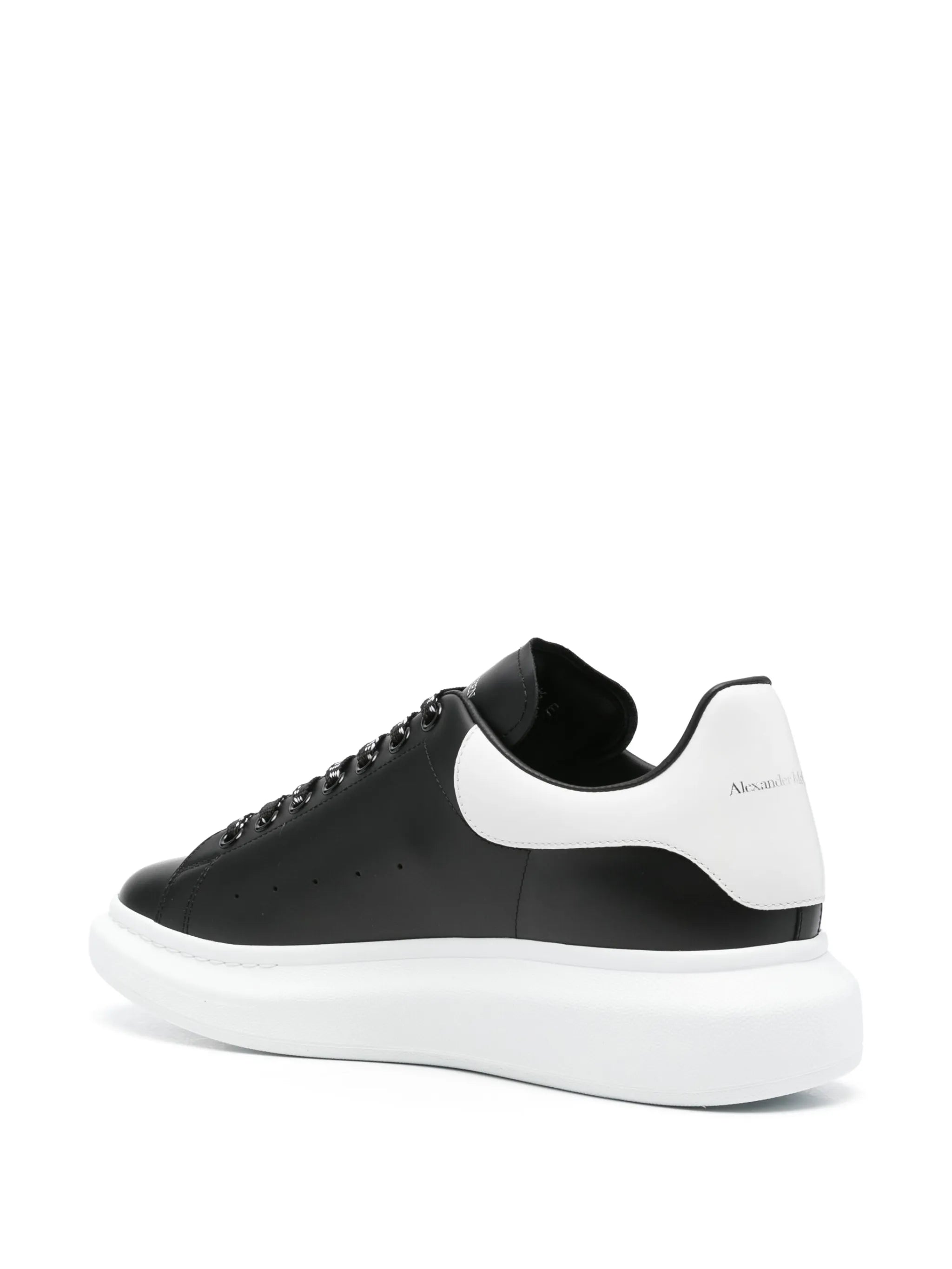 oversized leather sneakers