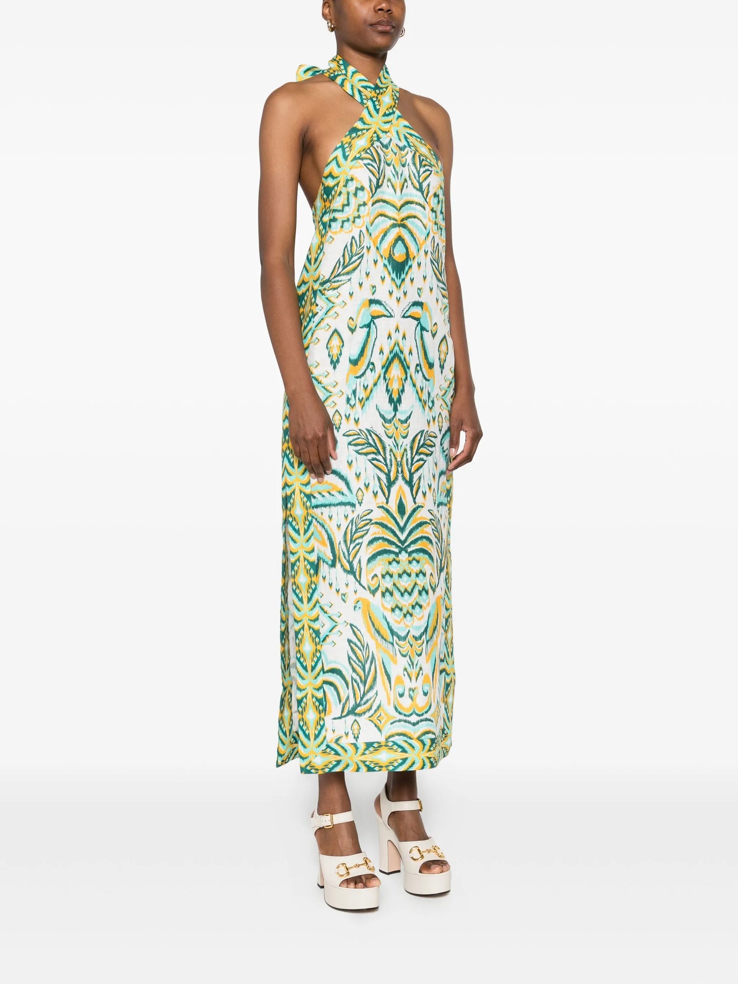 Tropical Tapestry maxi dress
