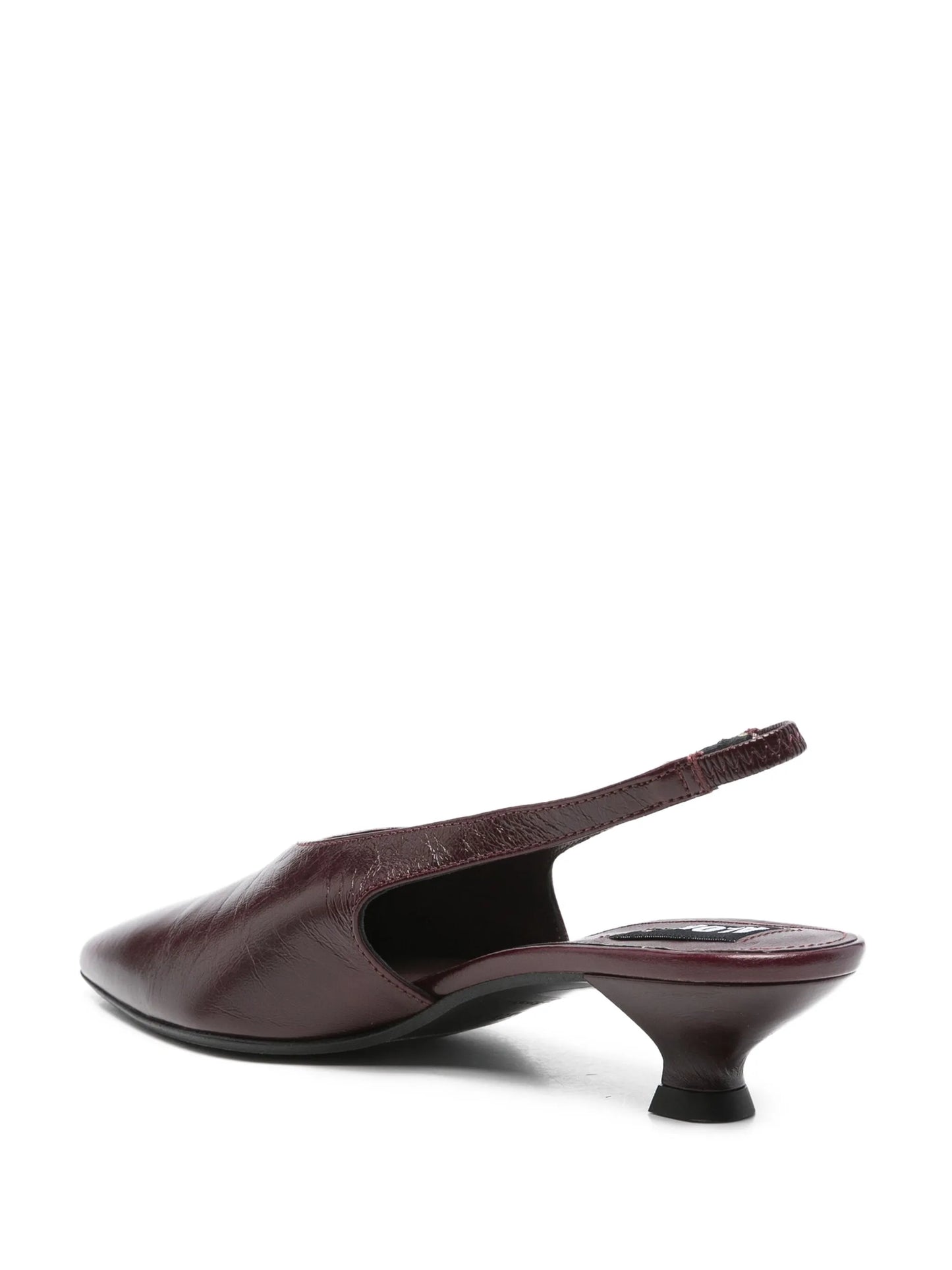 40mm slingback pointed-toe heeled pumps