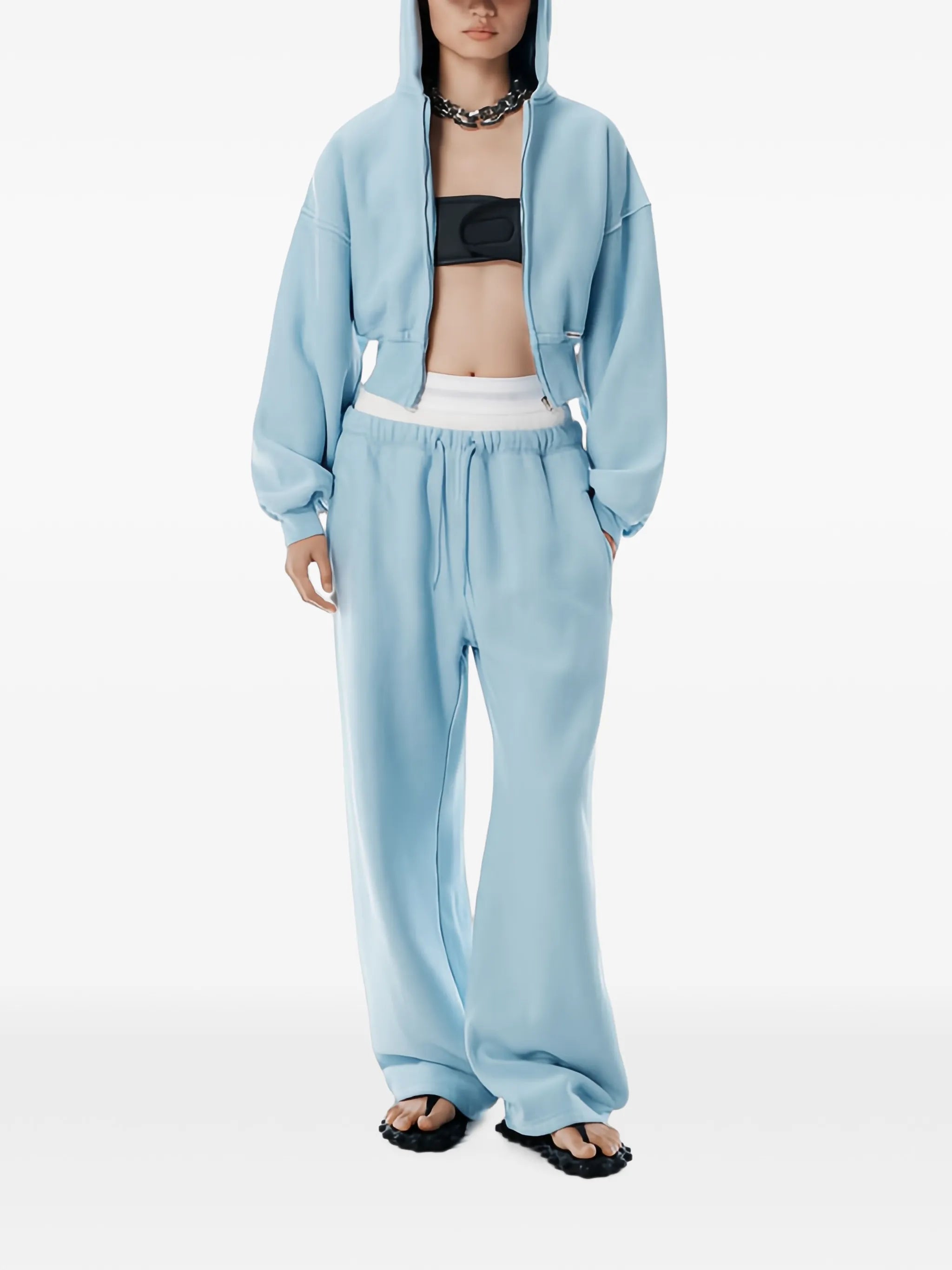 drawstring track pants