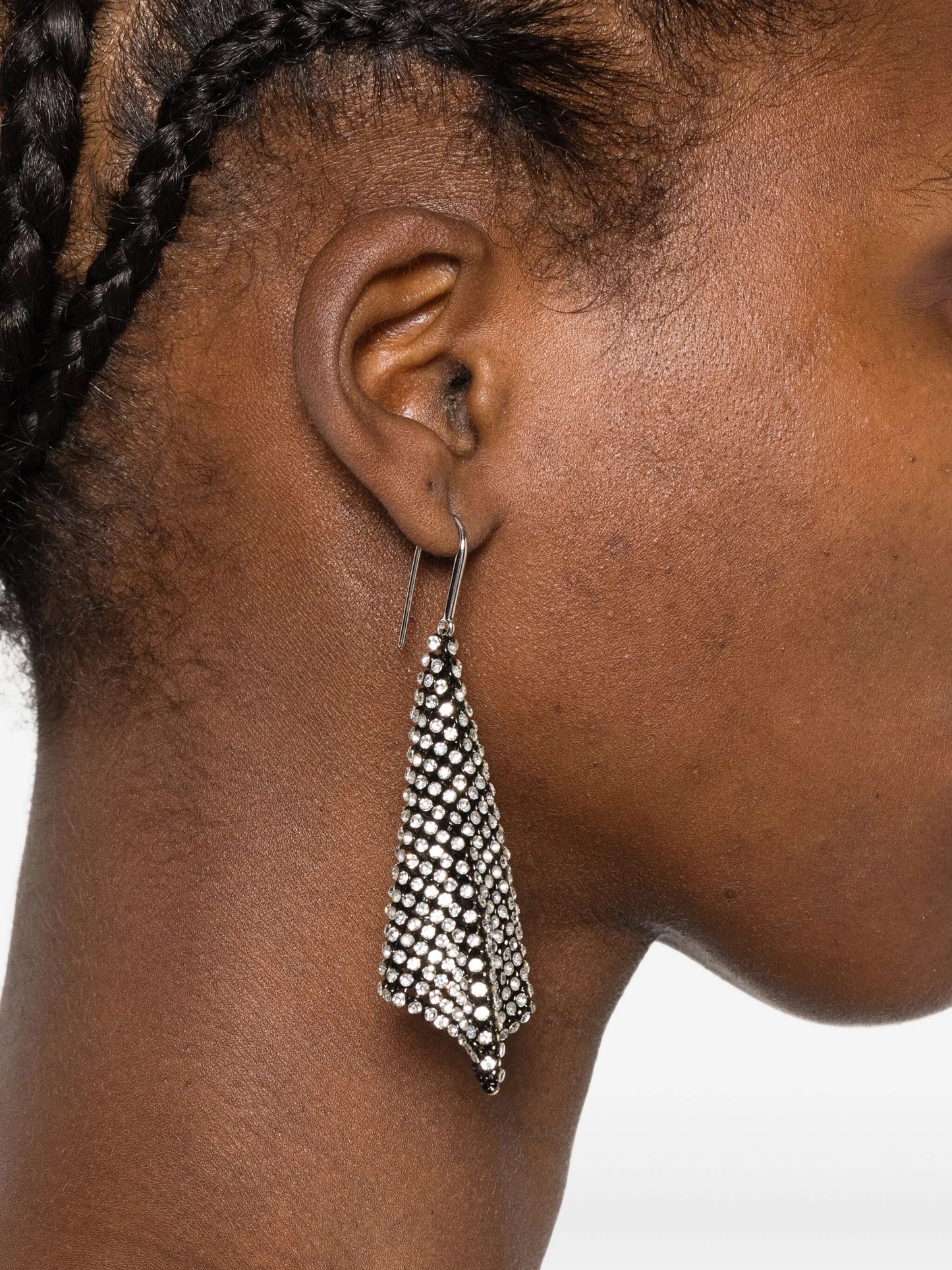 chainmail drop earrings