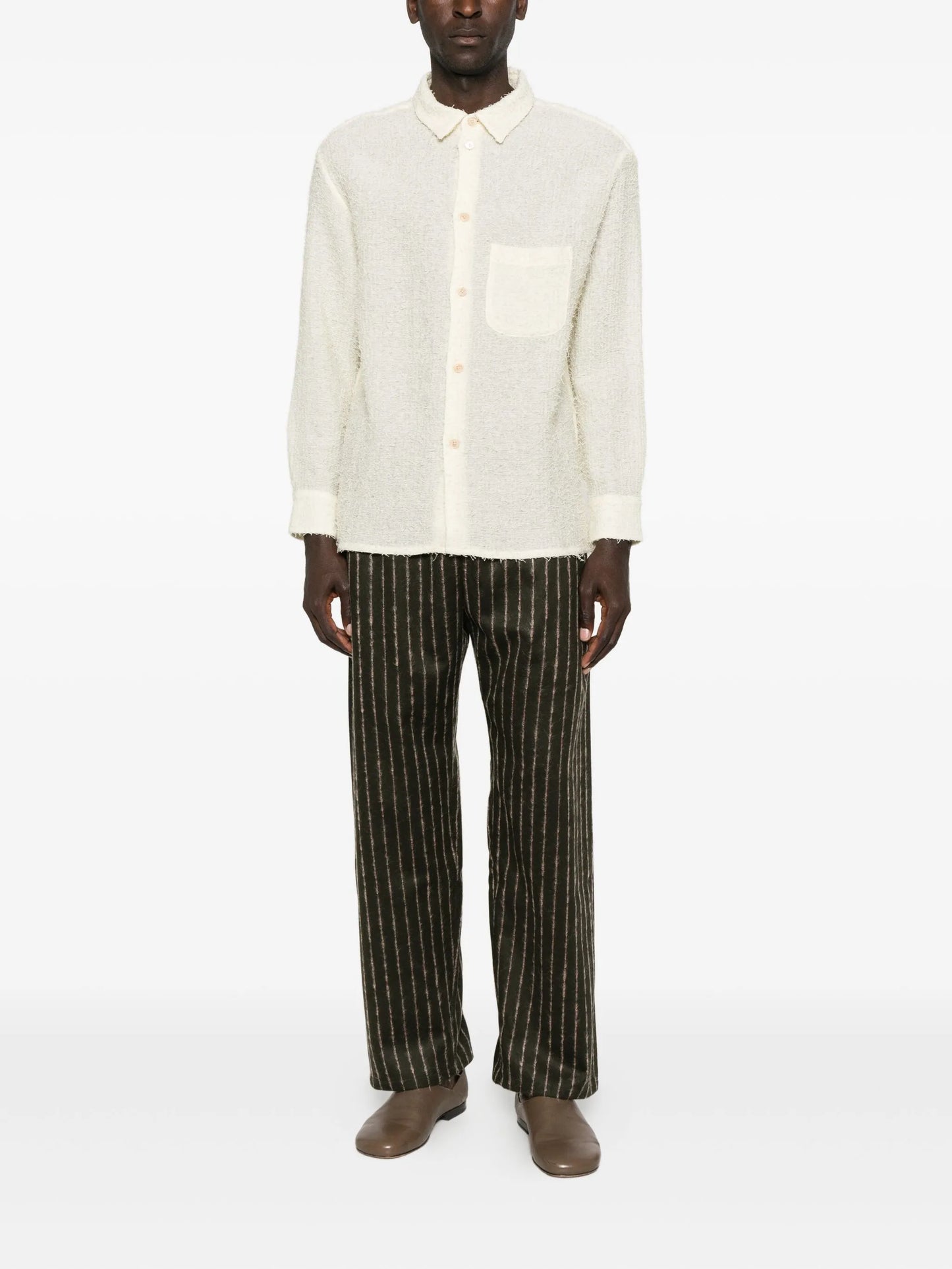 Gusto brushed-effect shirt