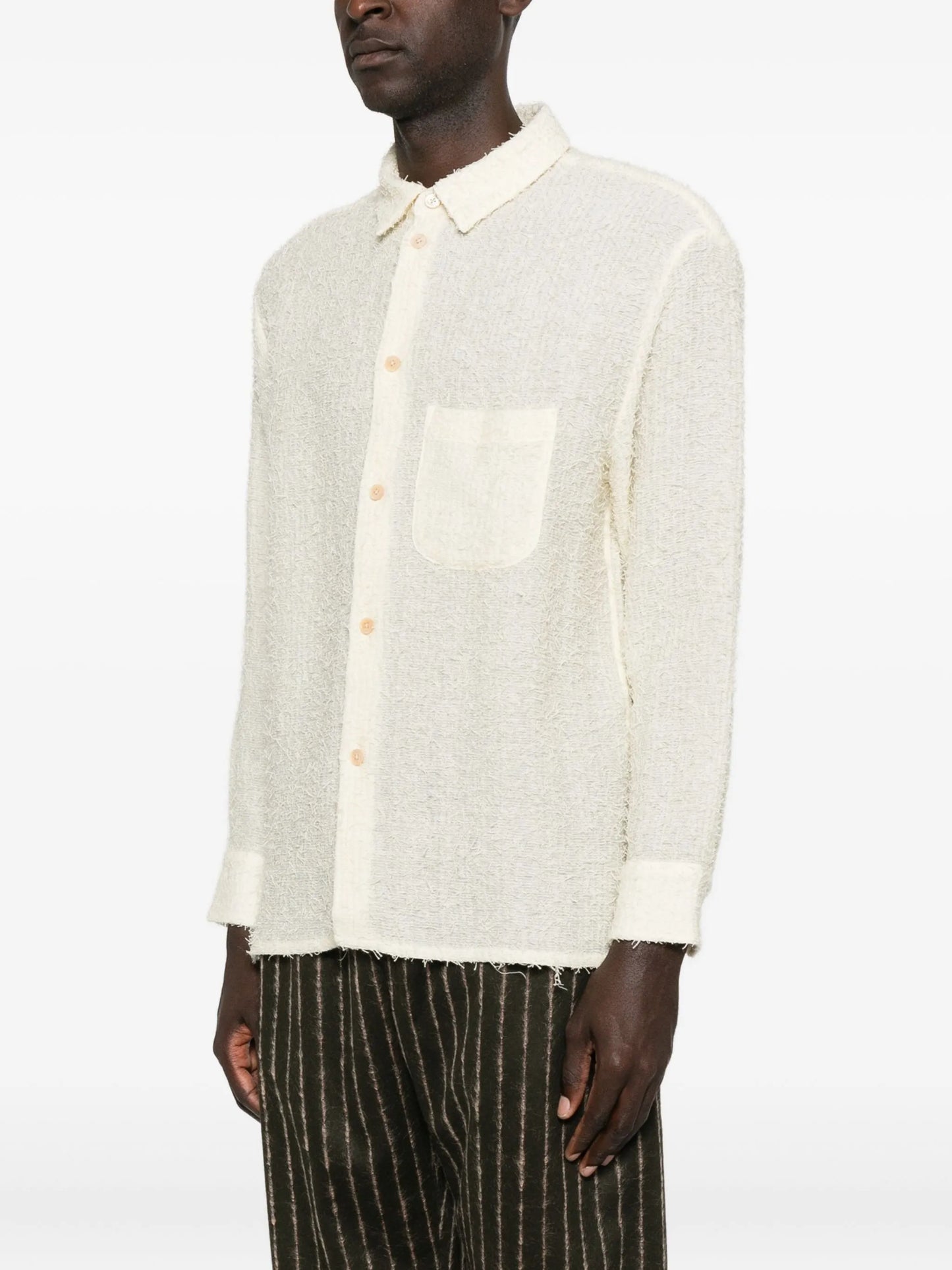 Gusto brushed-effect shirt