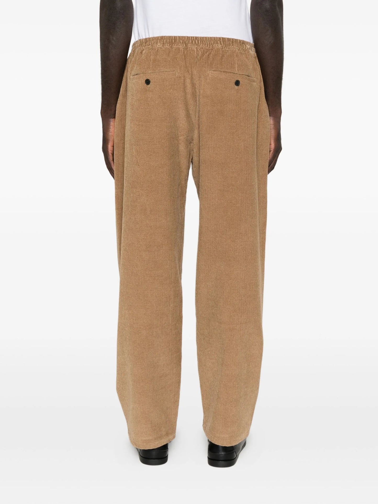 Samurai corduroy drawstring trousers