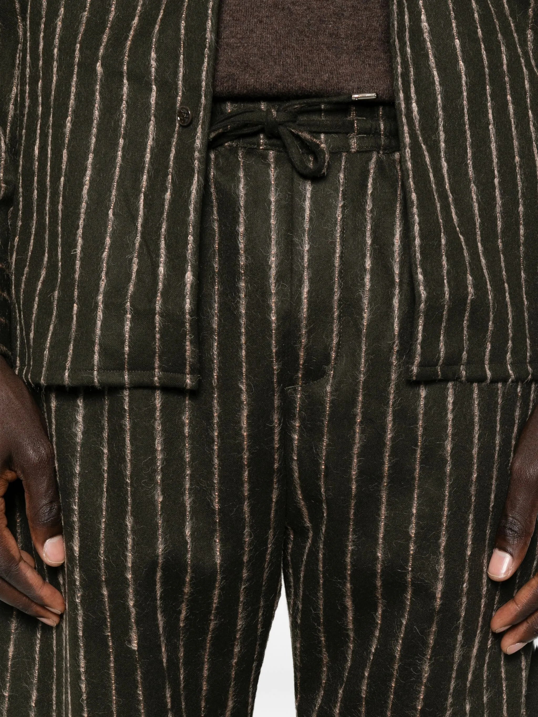 striped trousers