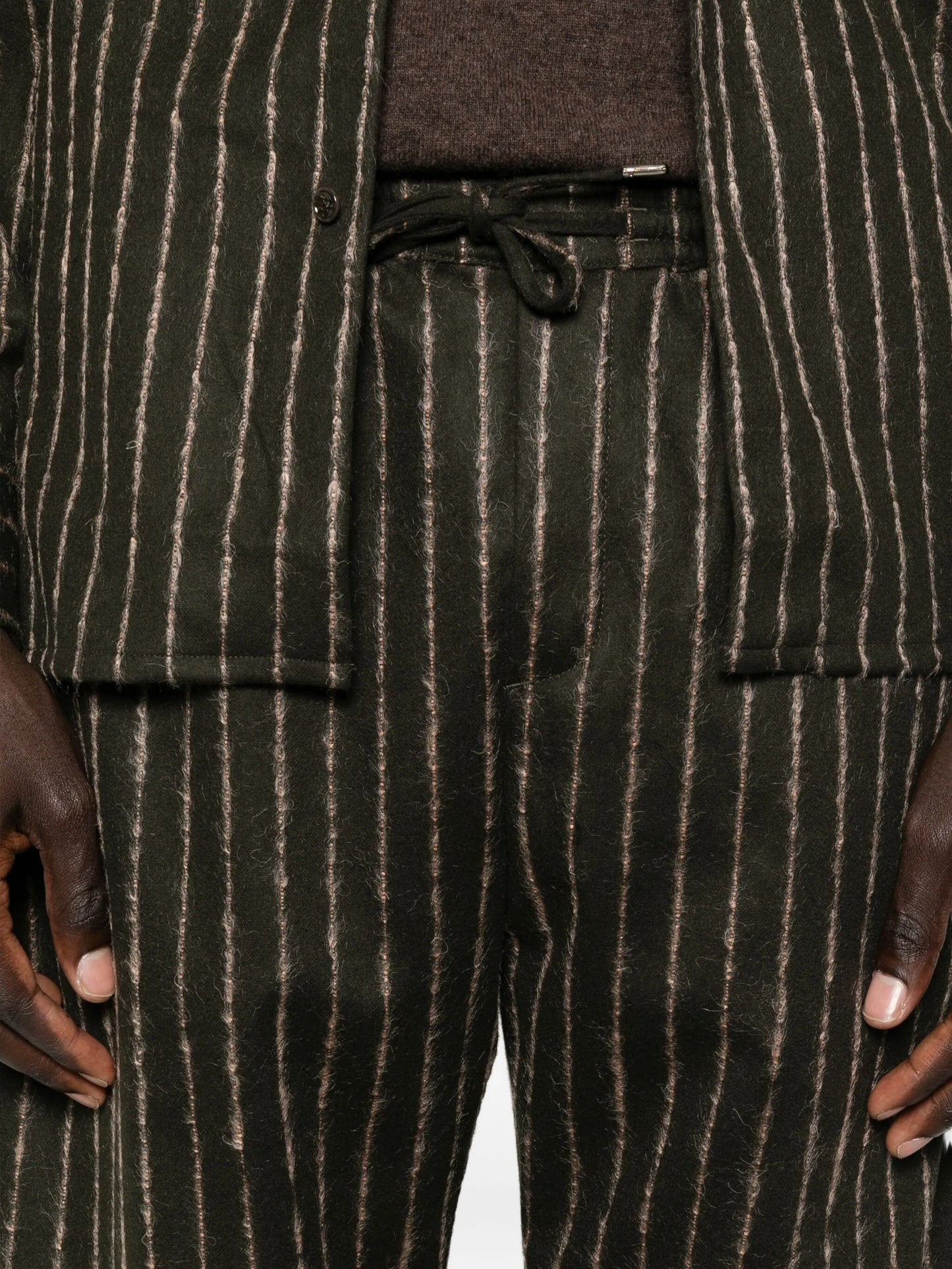 striped trousers