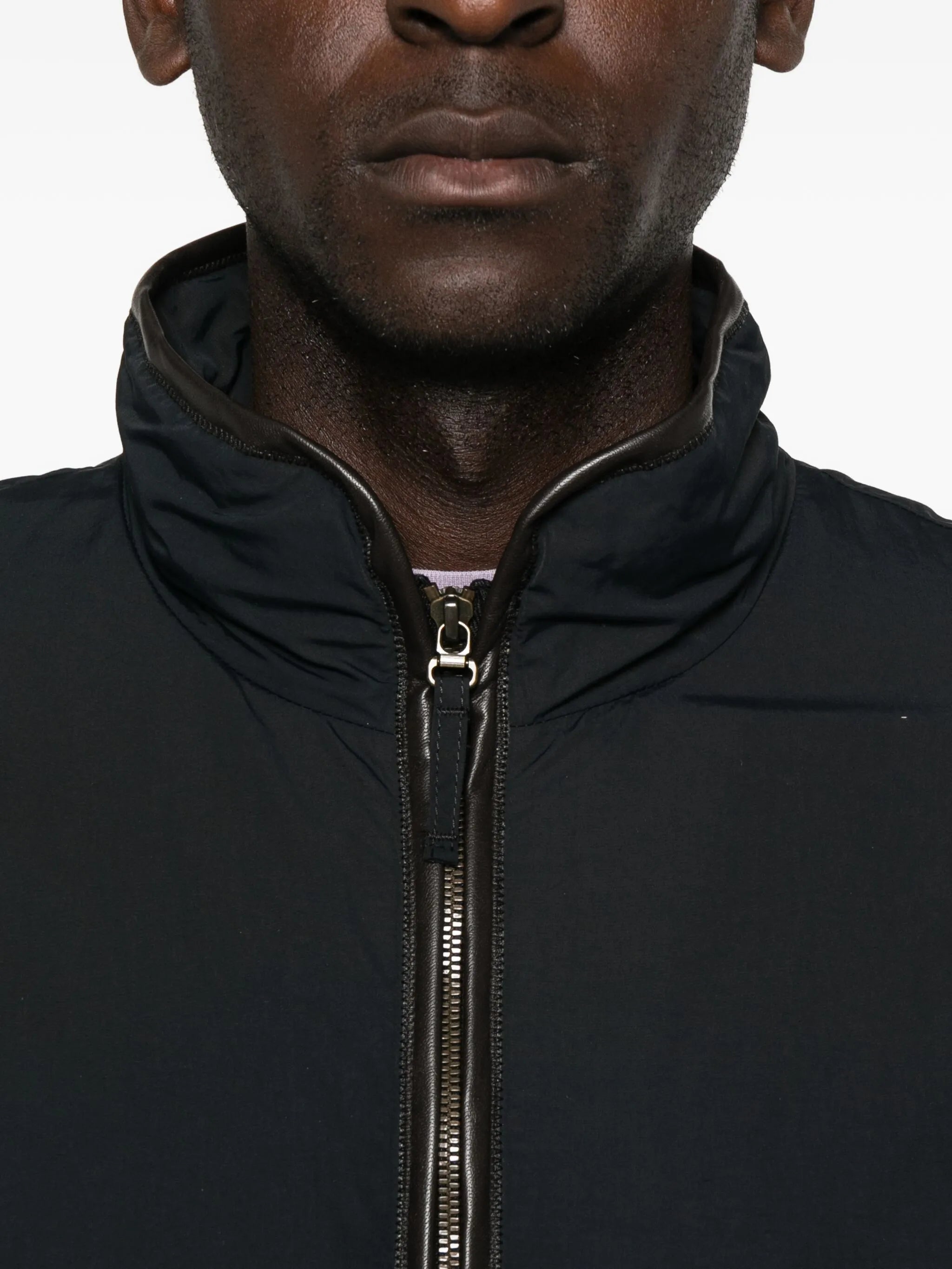 zip-up bomber jacket