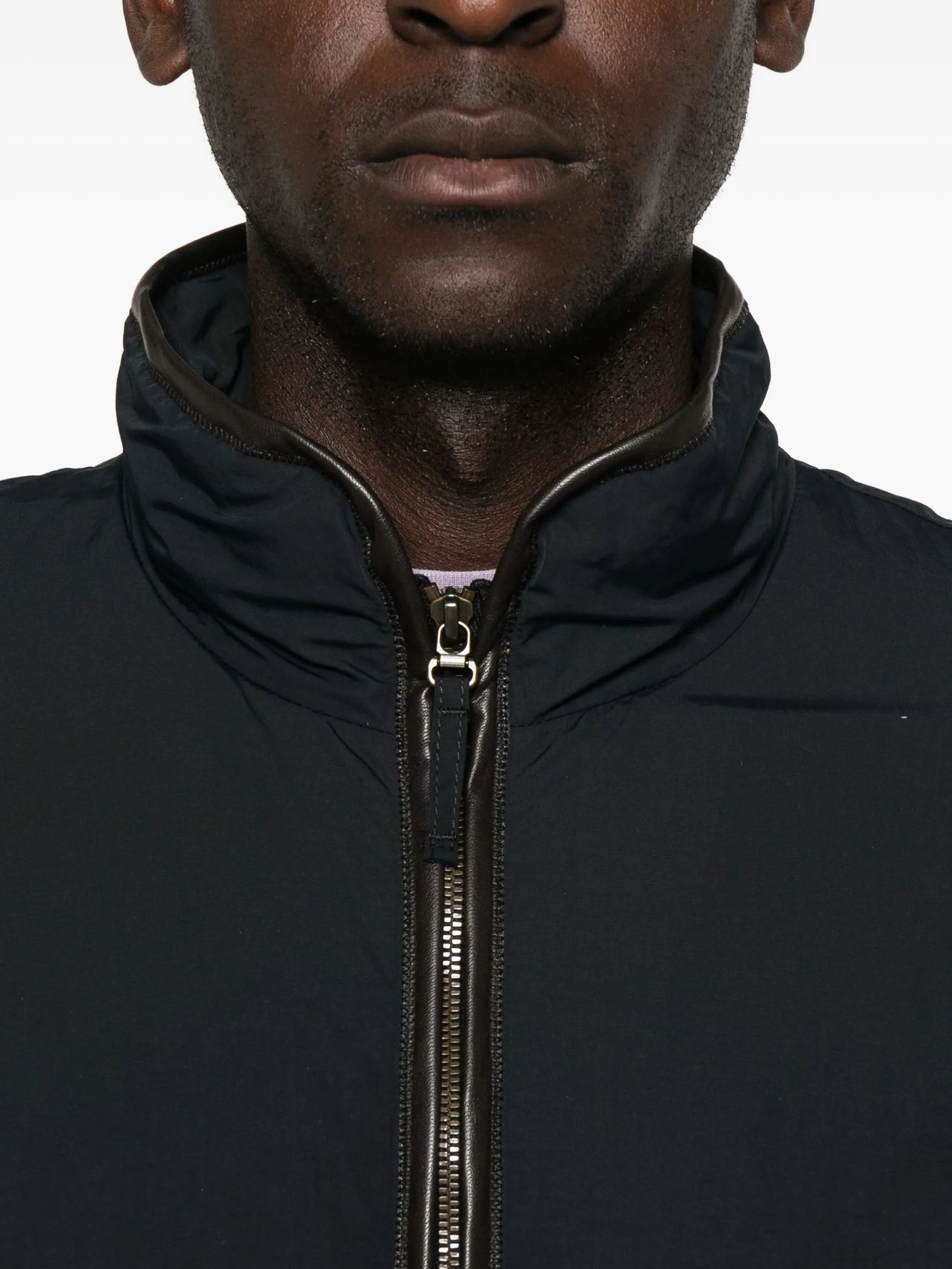 zip-up bomber jacket