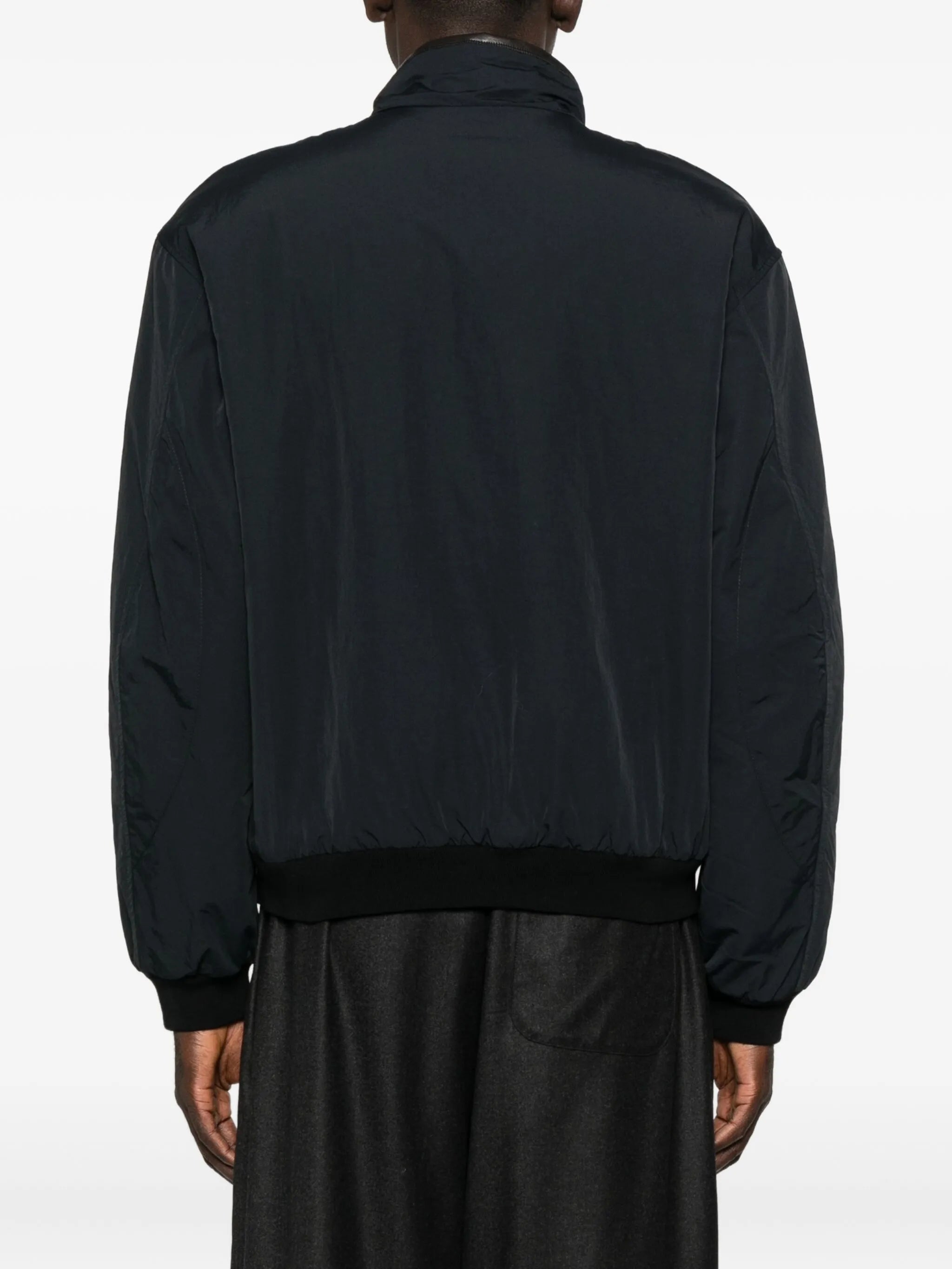 zip-up bomber jacket