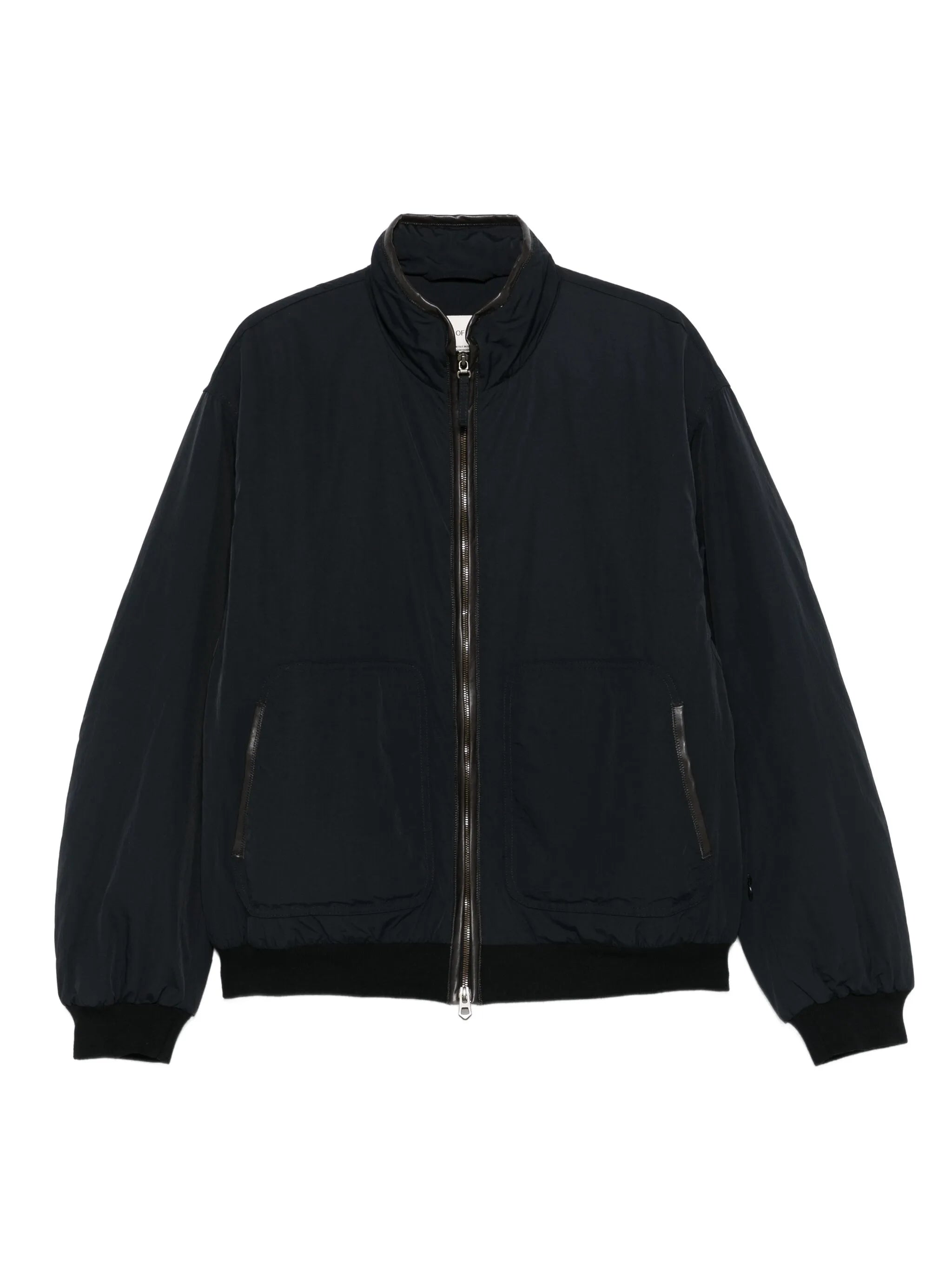 zip-up bomber jacket