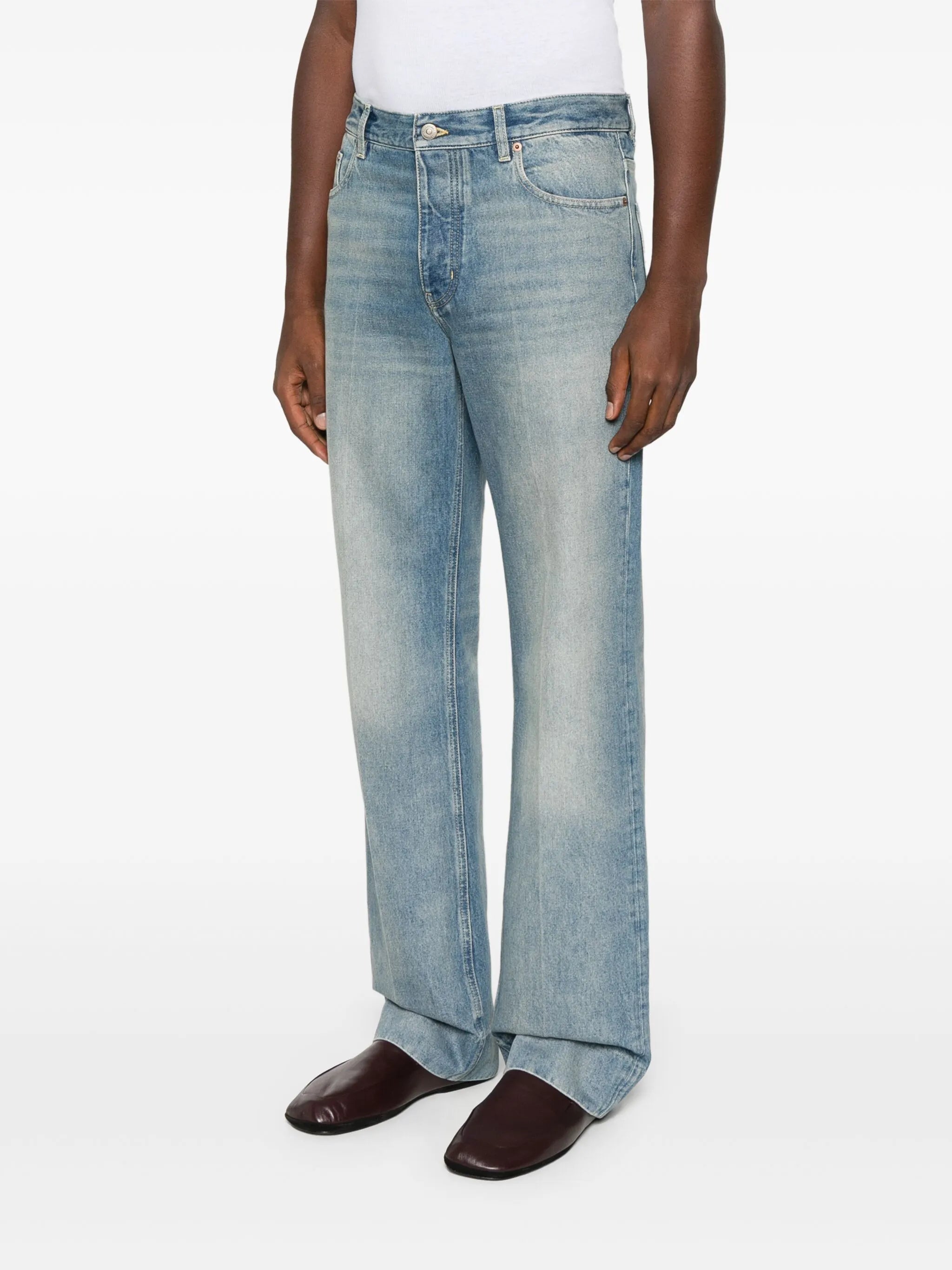 logo-patch jeans