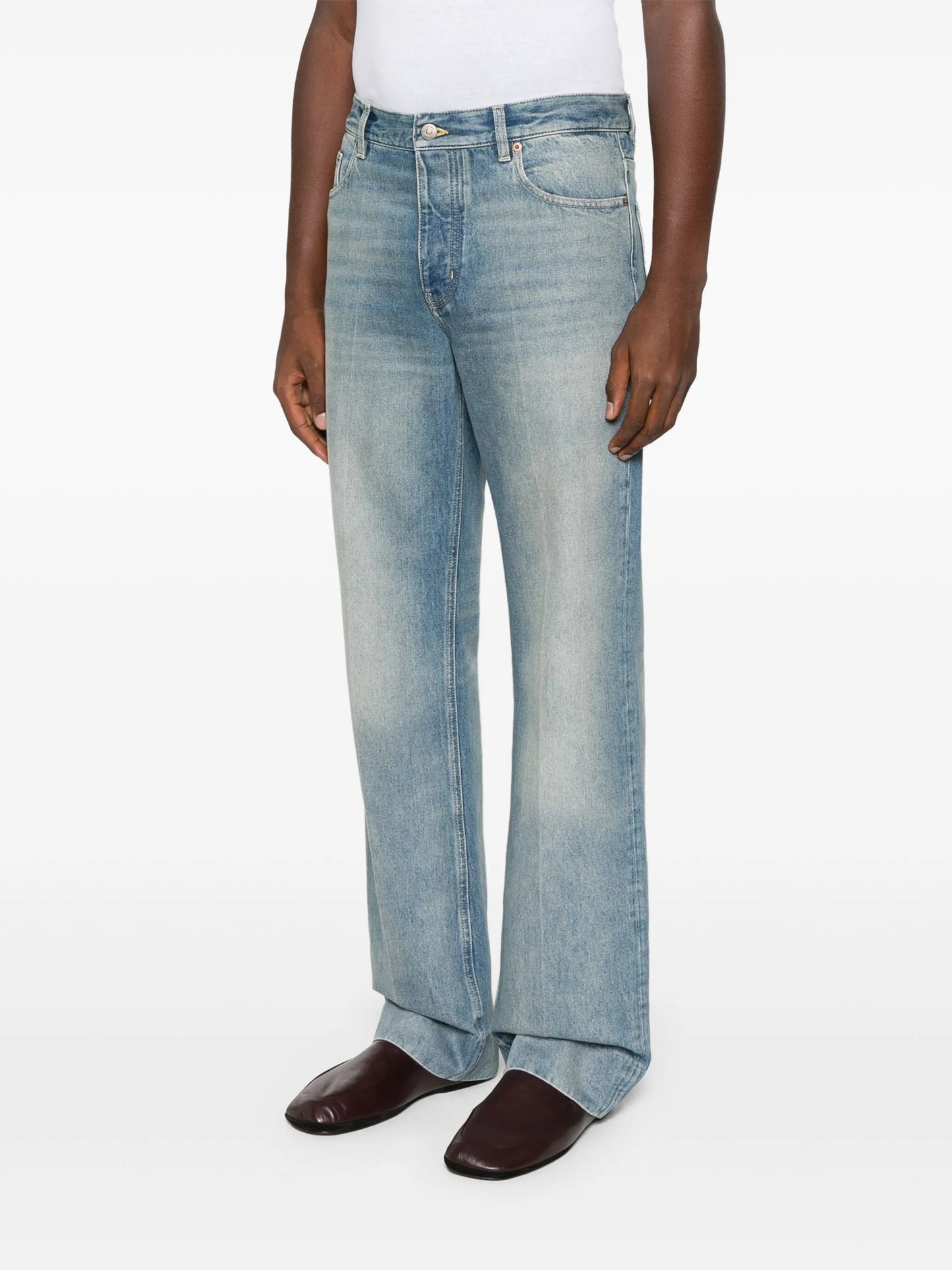 logo-patch jeans