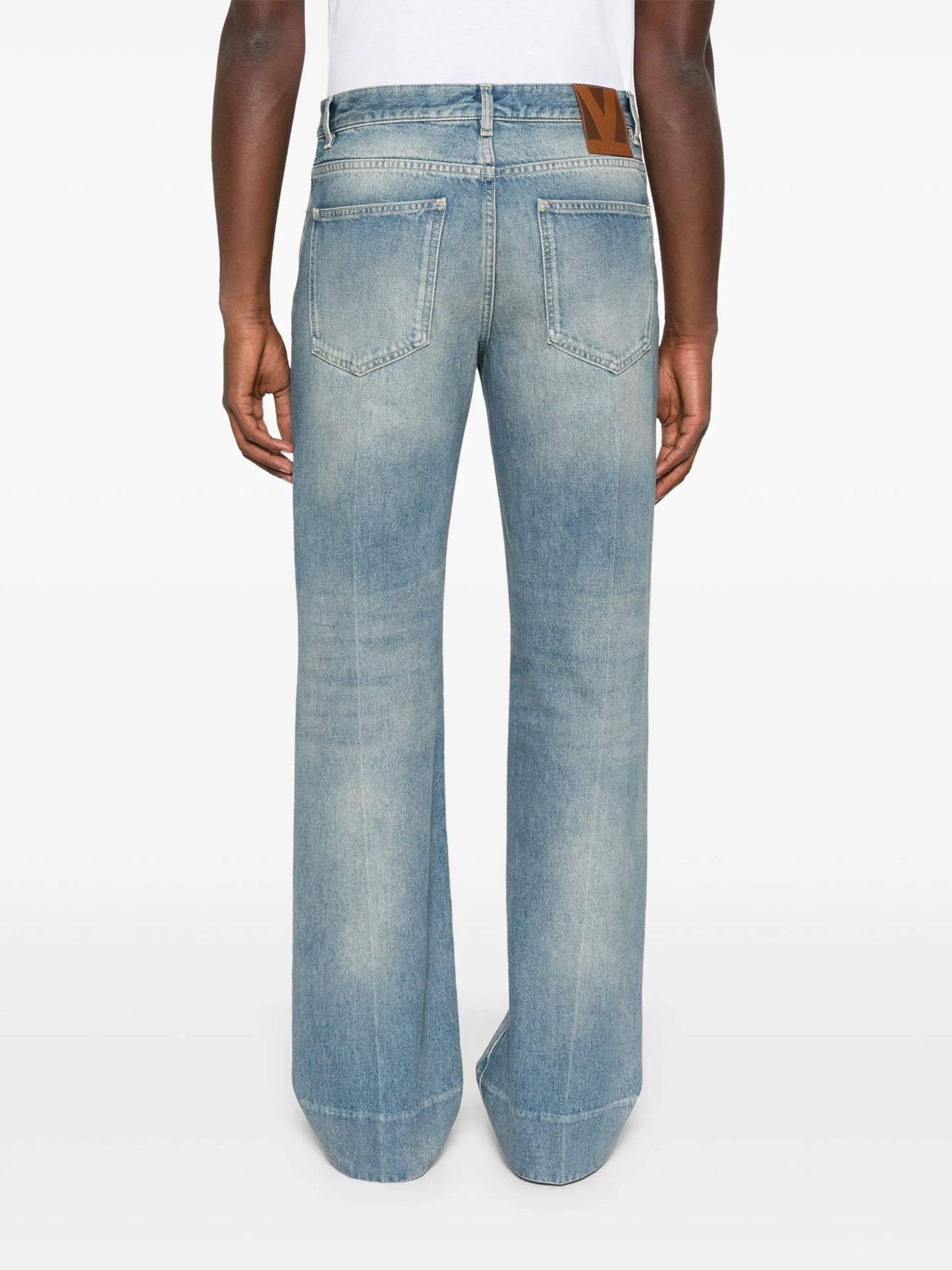 logo-patch jeans