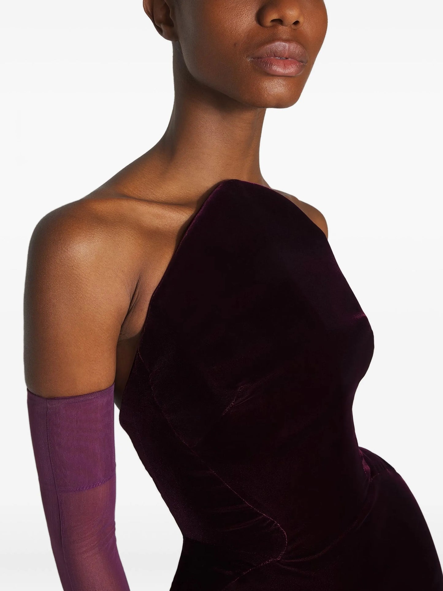 strapless maxi dress