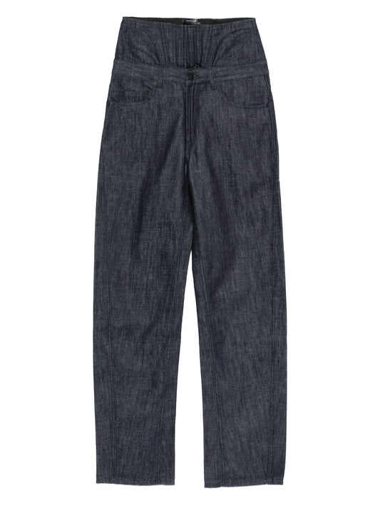 corset-waist jeans