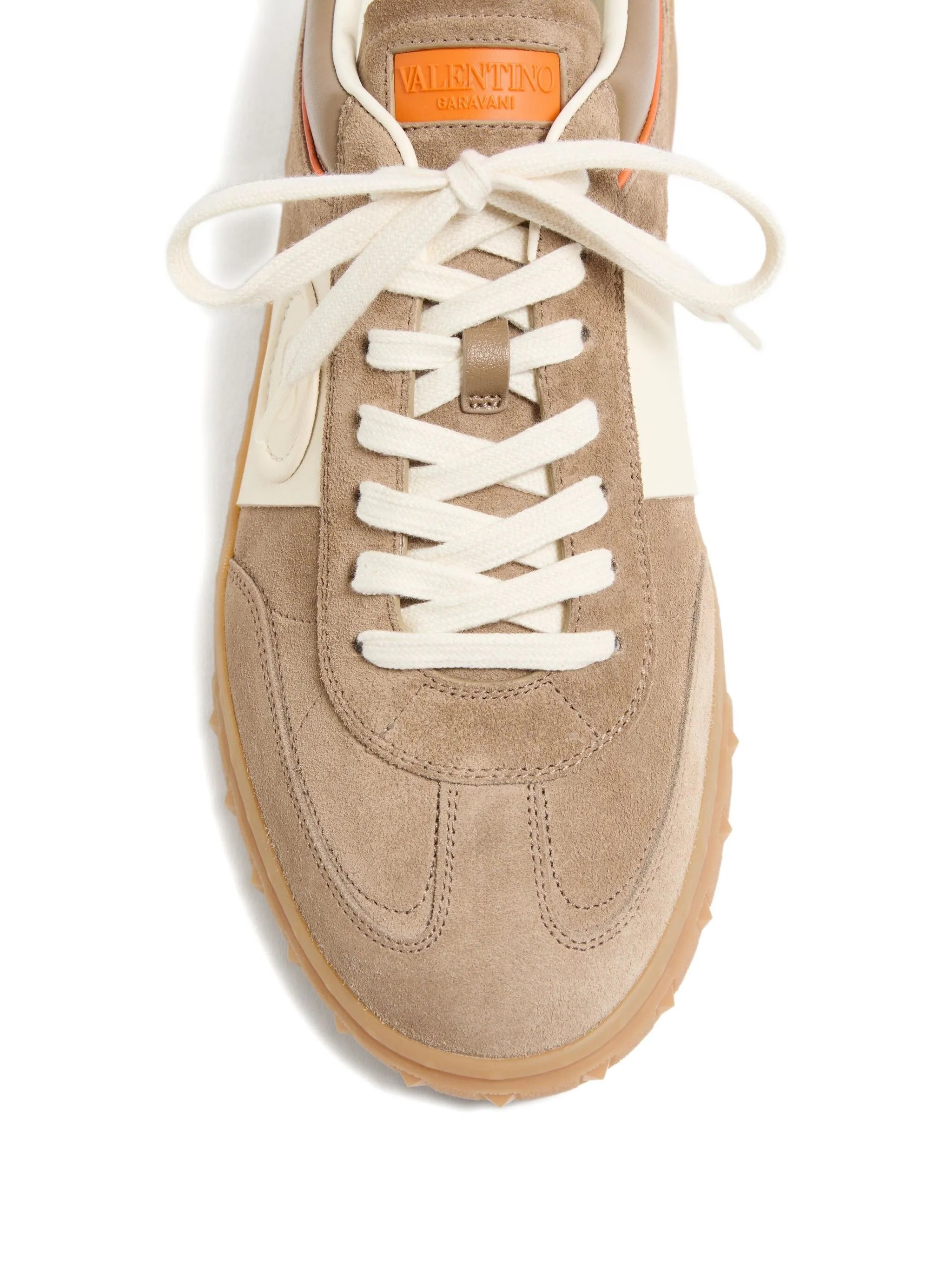 Upvillage Low Top Trainer In Split Leather And Calfskin Nappa Leather