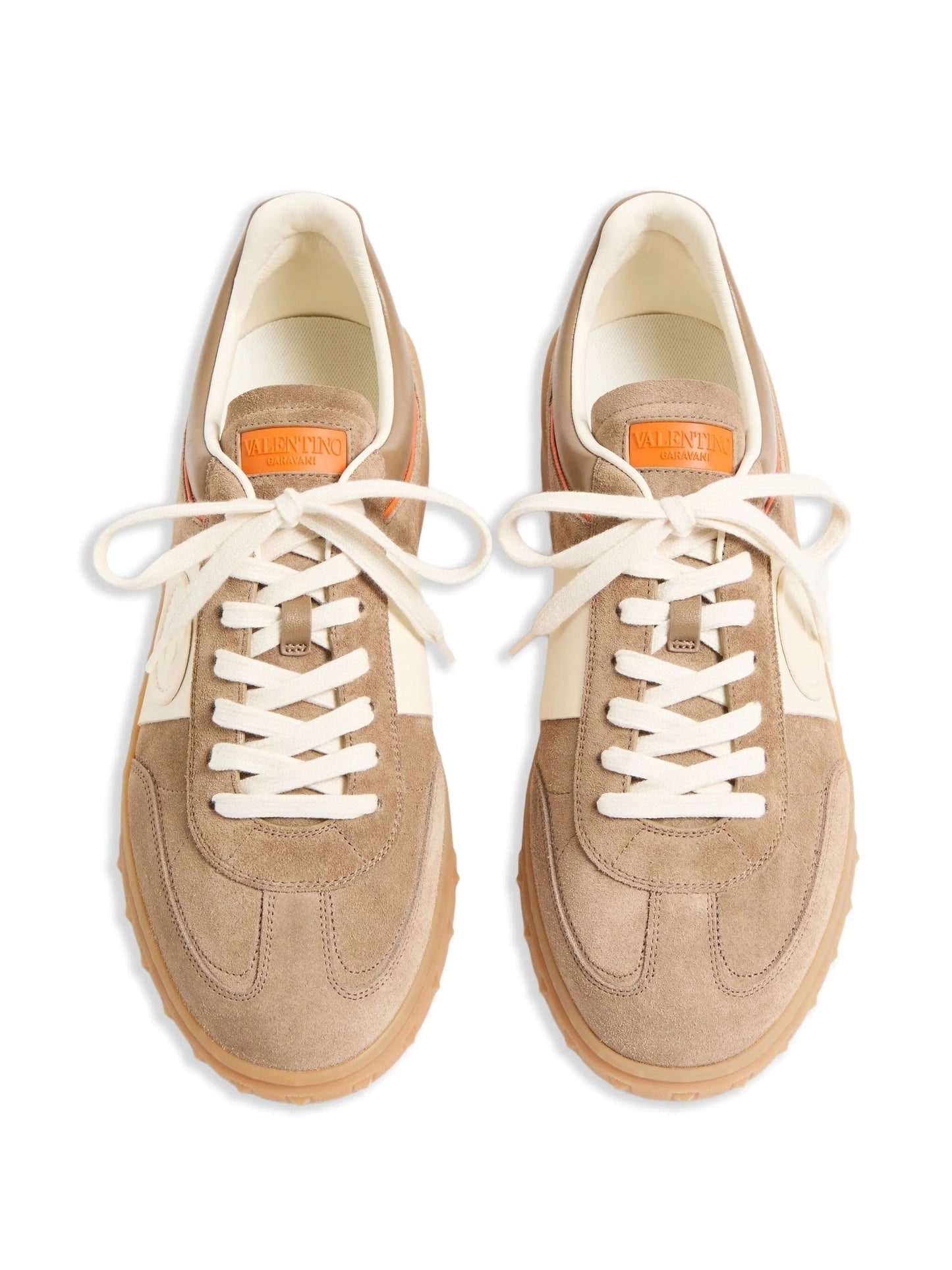 Upvillage Low Top Trainer In Split Leather And Calfskin Nappa Leather
