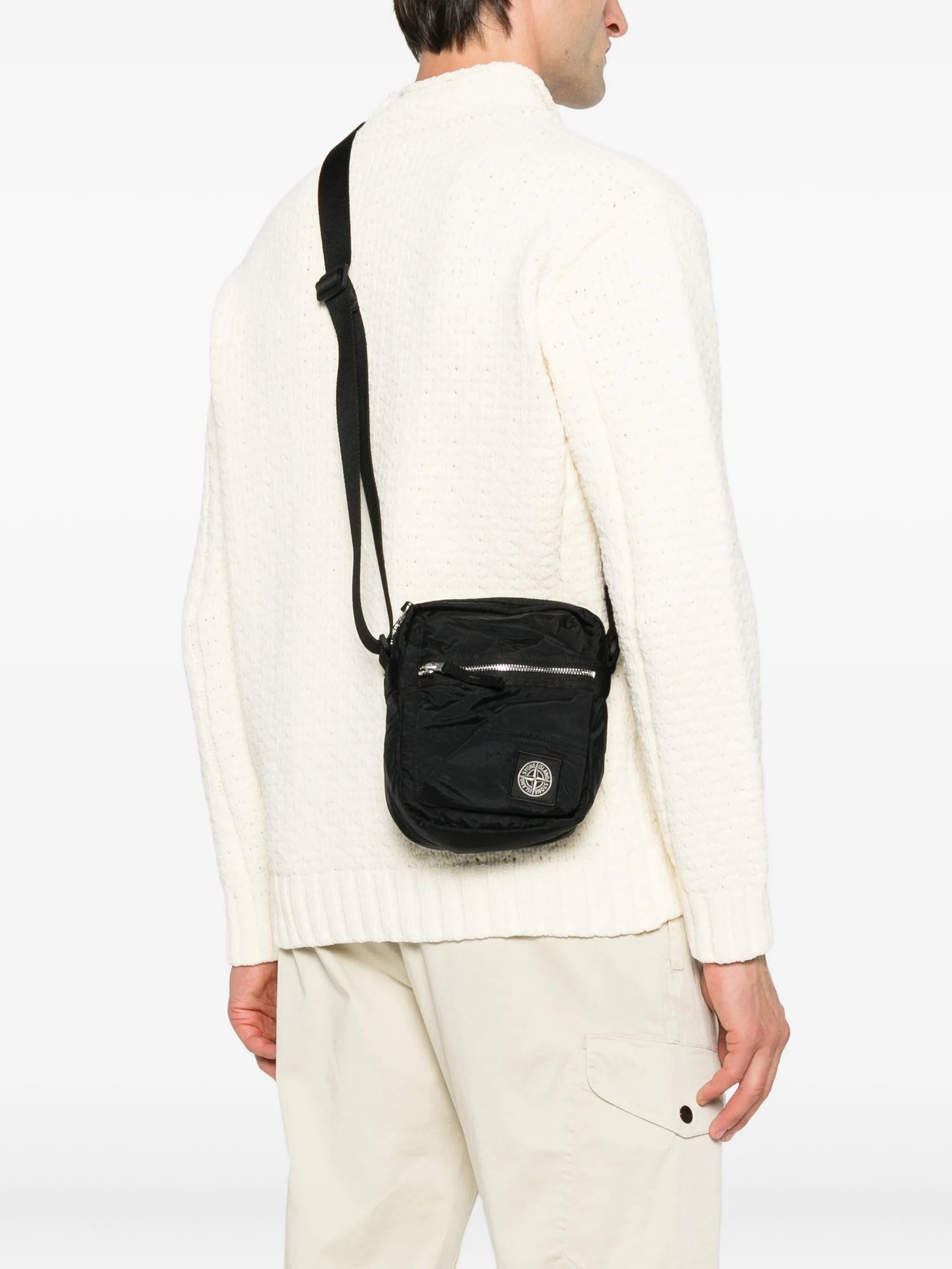 Compass-patch messenger bag